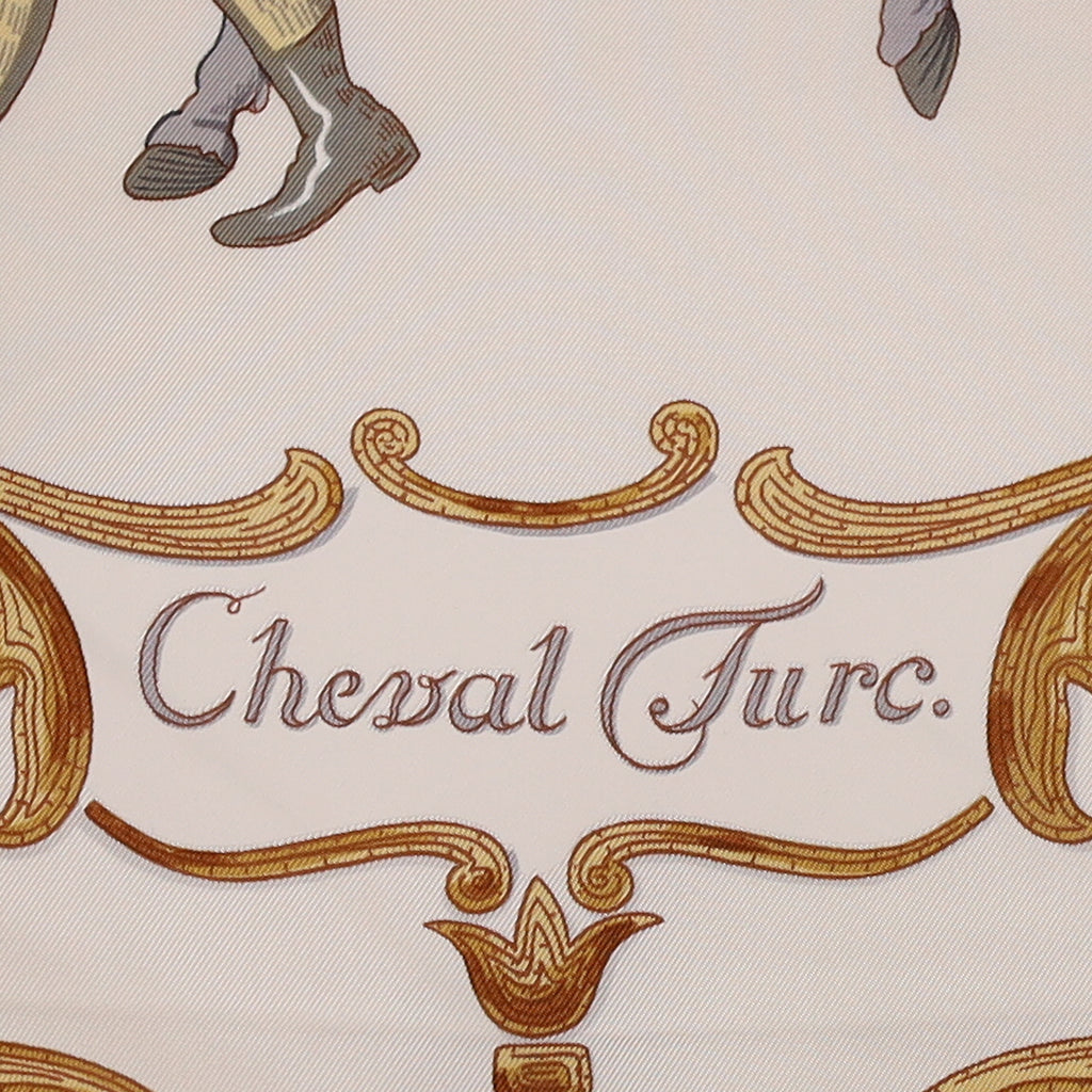 Pristine Boxed Hermès Cheval Turc Silk Scarf