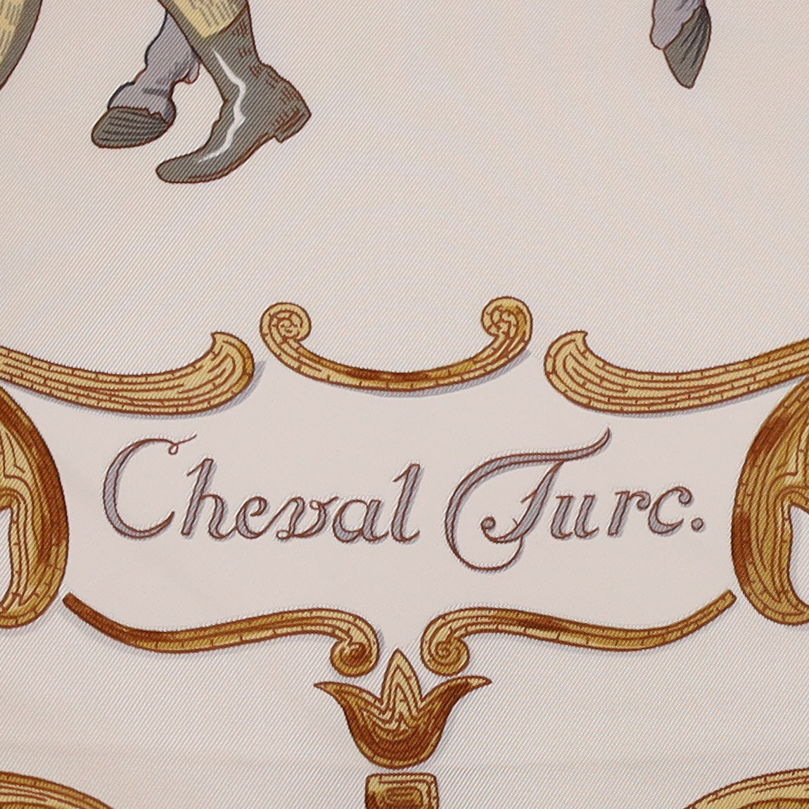 Pristine Boxed Hermès Cheval Turc Silk Scarf