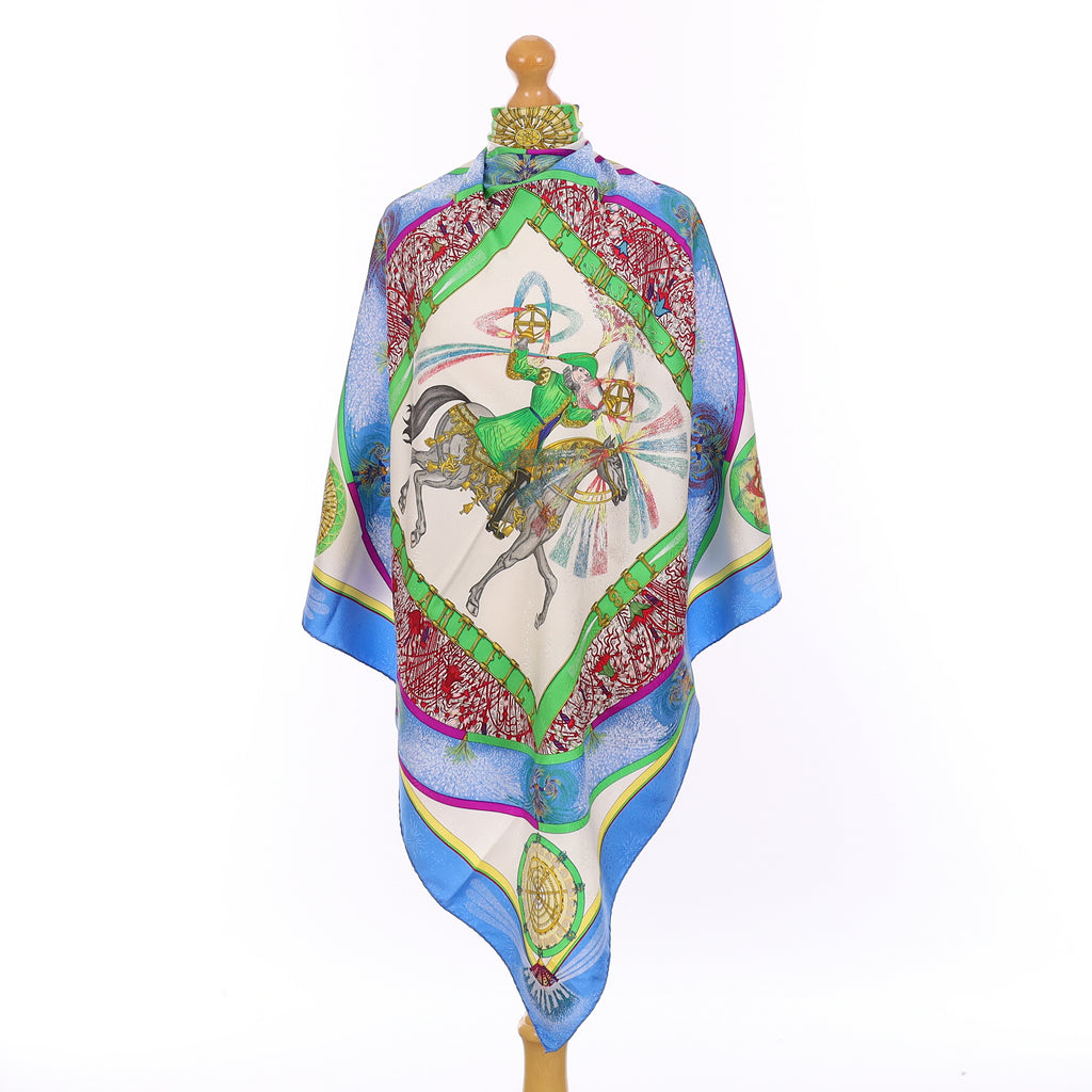 Hermès Feux D'Artifice Silk Scarf
