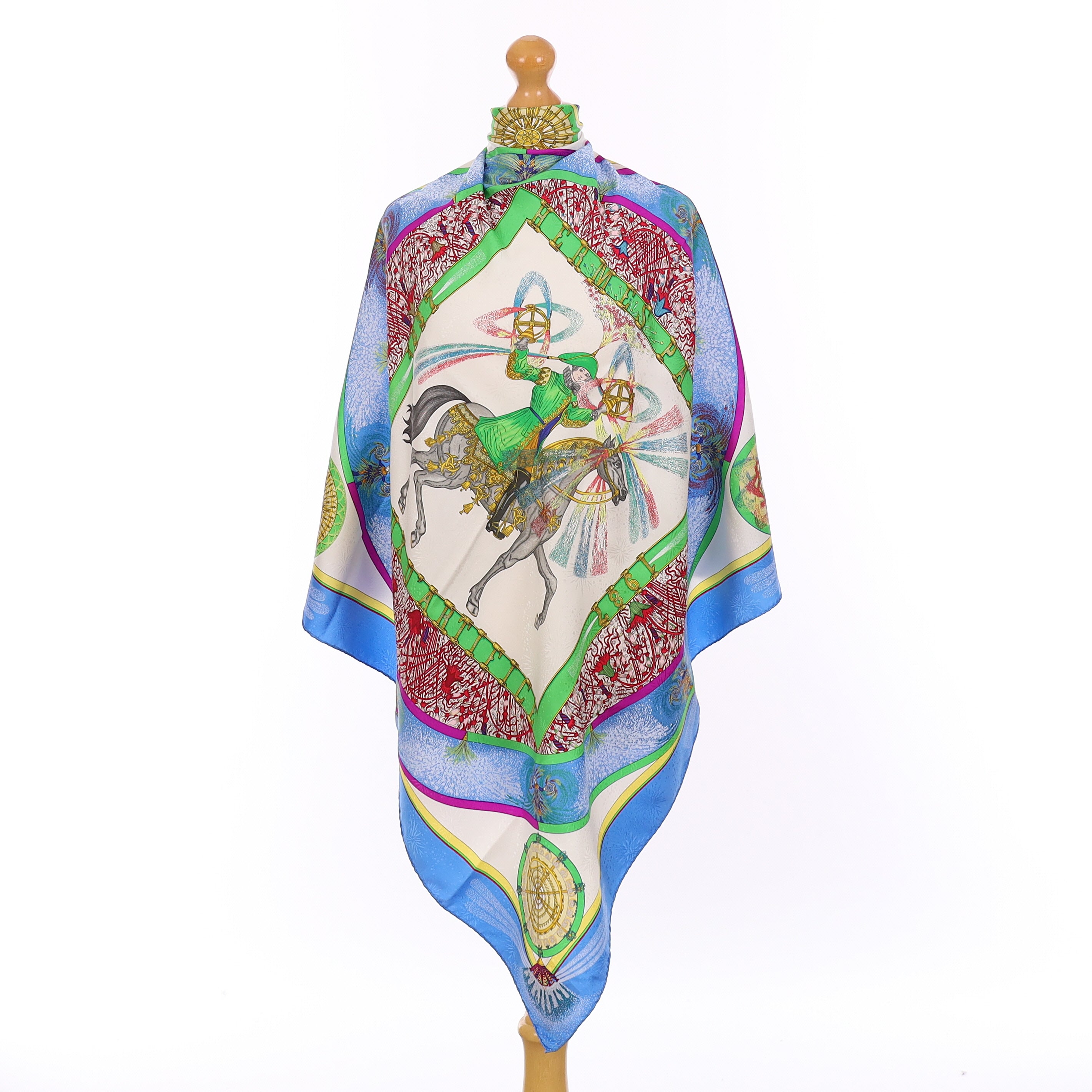 Hermès Feux D'Artifice Silk Scarf