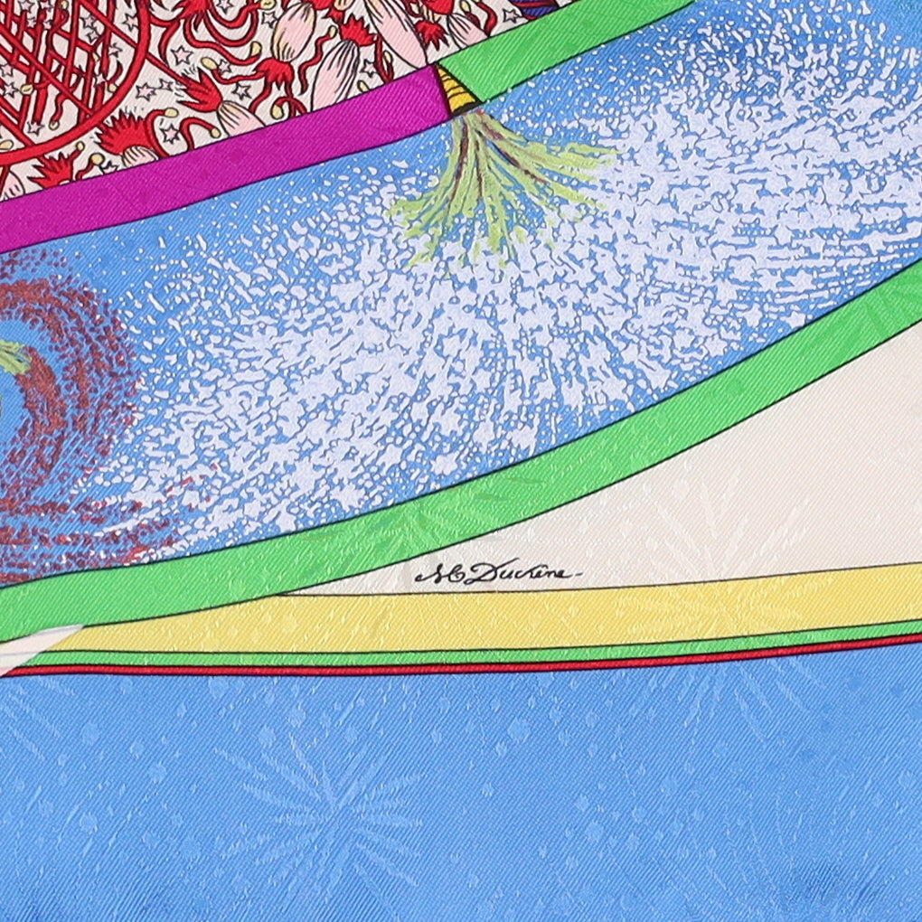 Hermès Feux D'Artifice Silk Scarf
