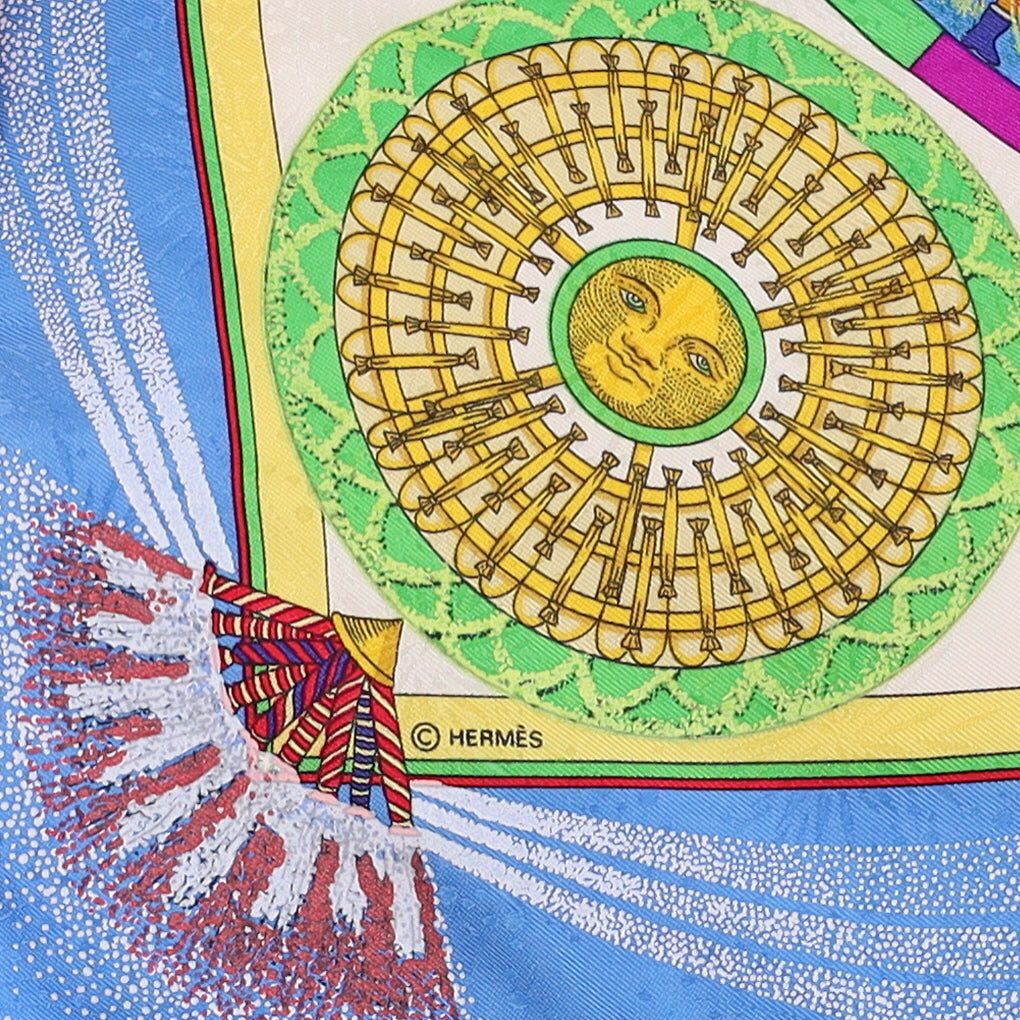 Hermès Feux D'Artifice Silk Scarf