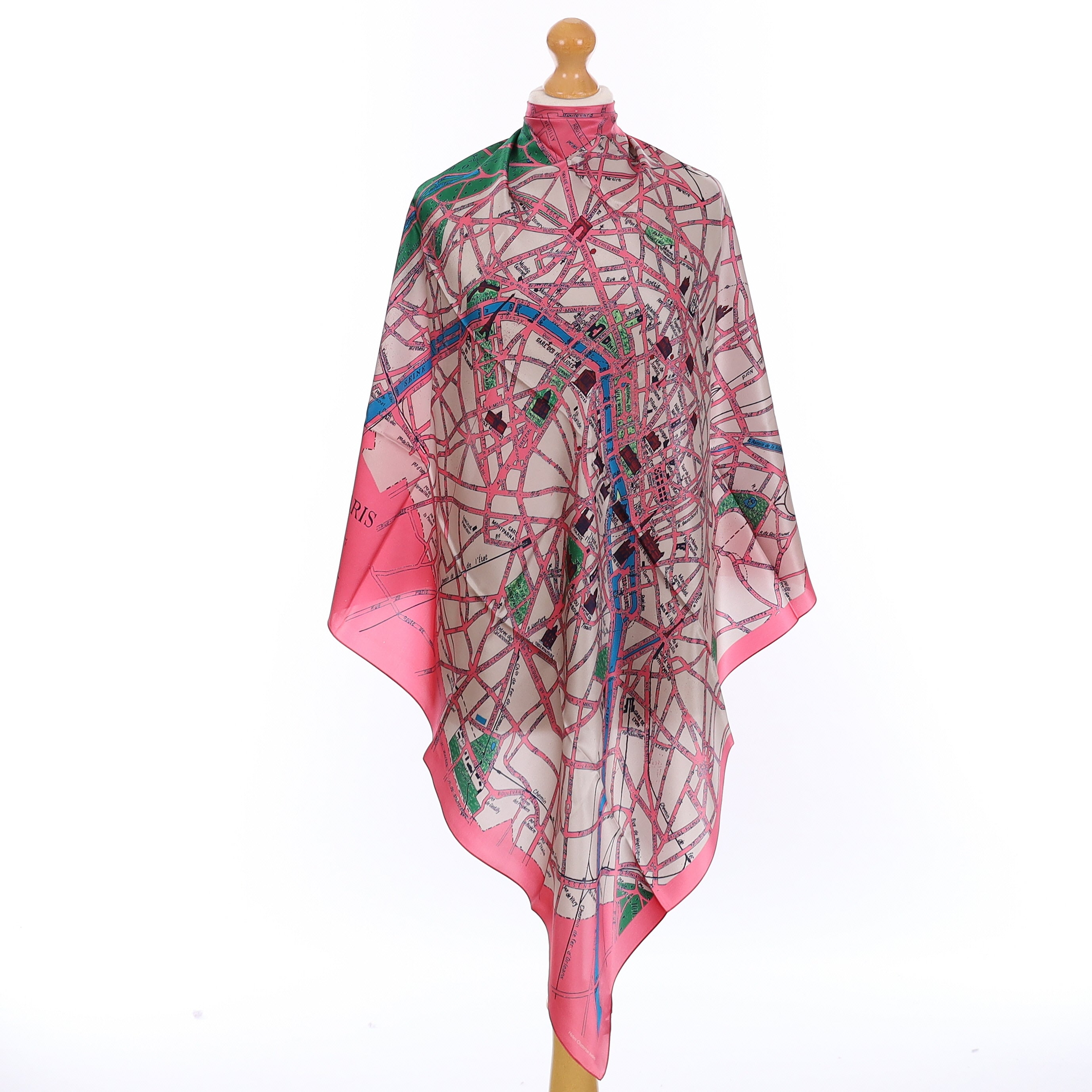 Brand New Paris Silk Scarf