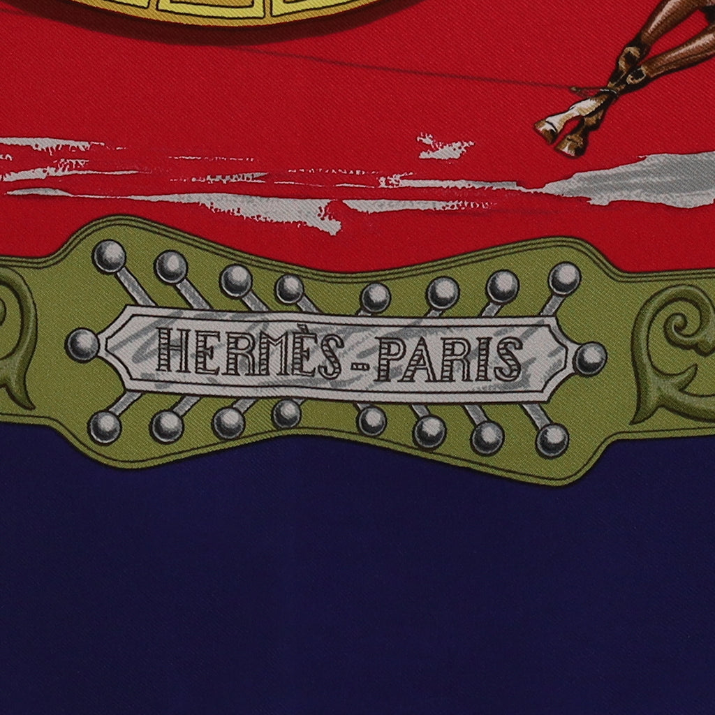 Hermès Charreada Silk Scarf