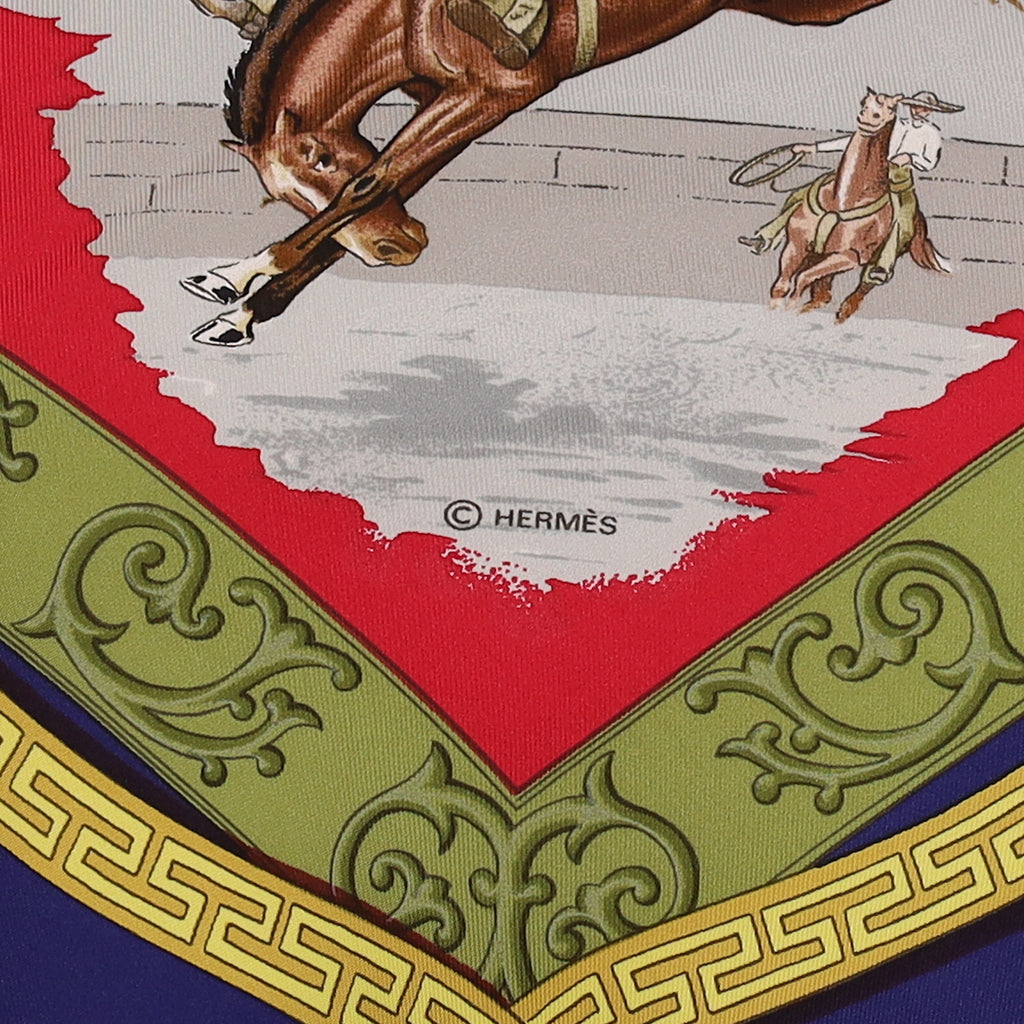 Hermès Charreada Silk Scarf