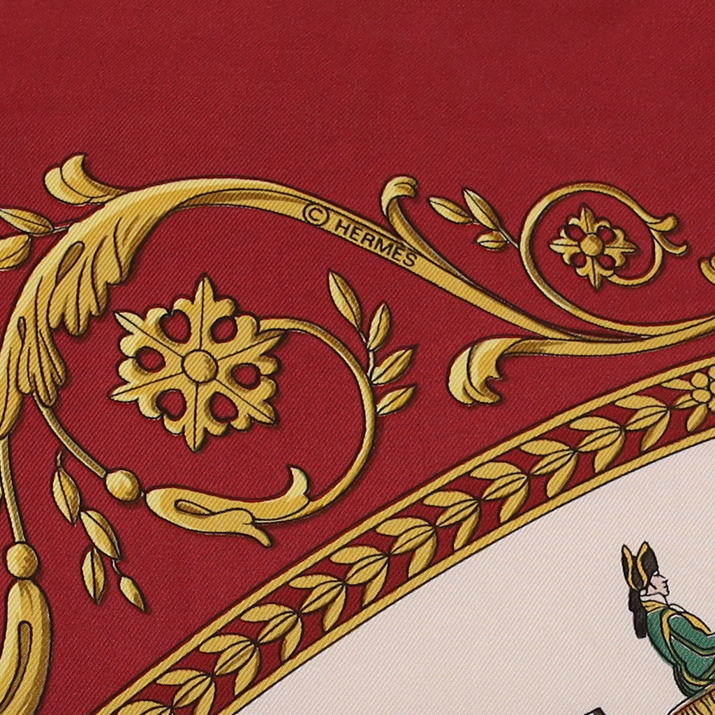 Hermès La Promenade de Longchamps Silk Scarf