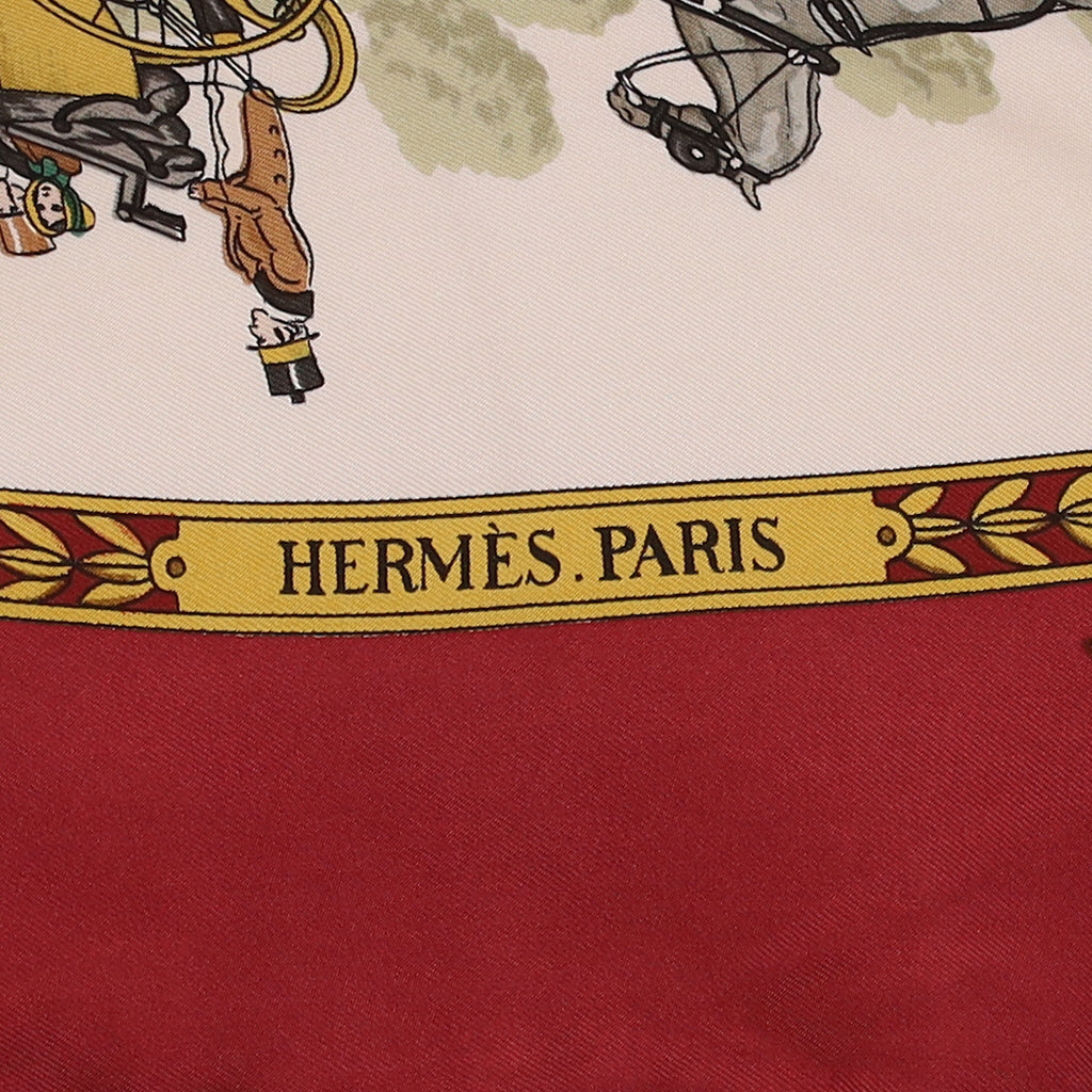 Hermès La Promenade de Longchamps Silk Scarf