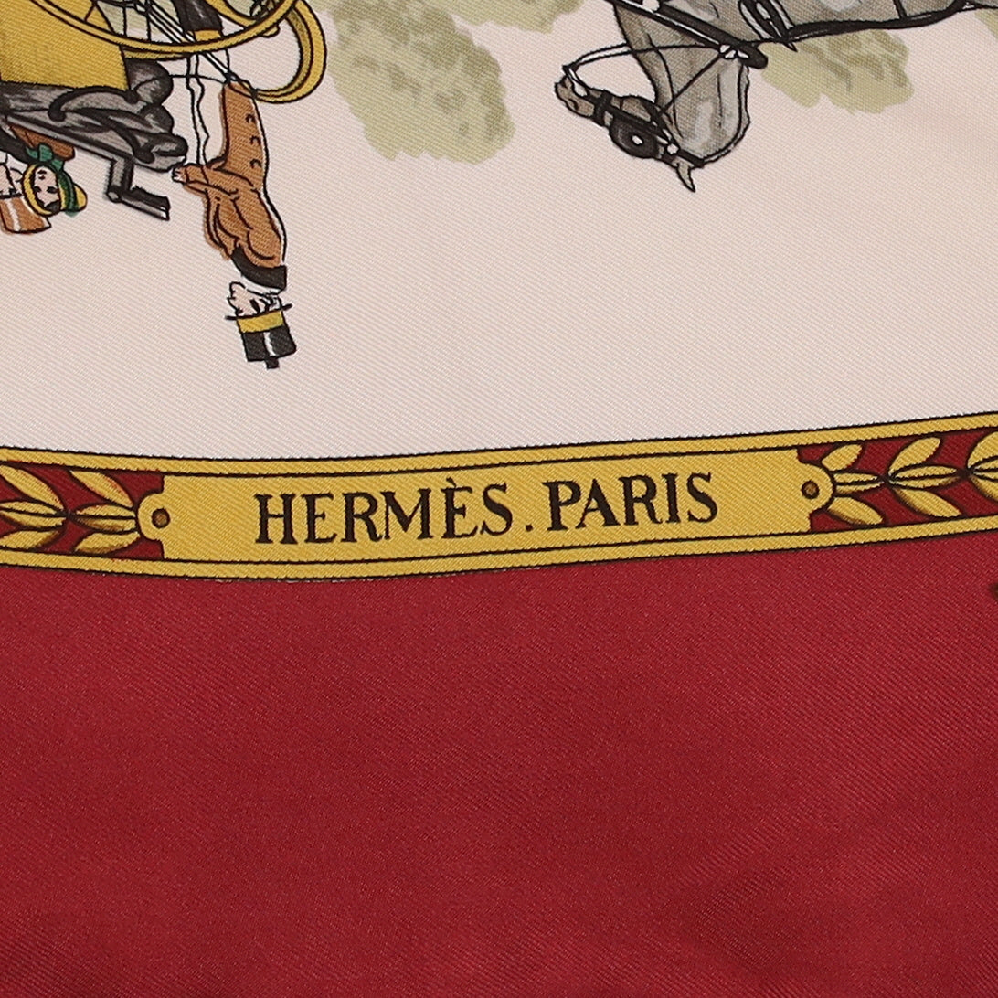 Hermès La Promenade de Longchamps Silk Scarf