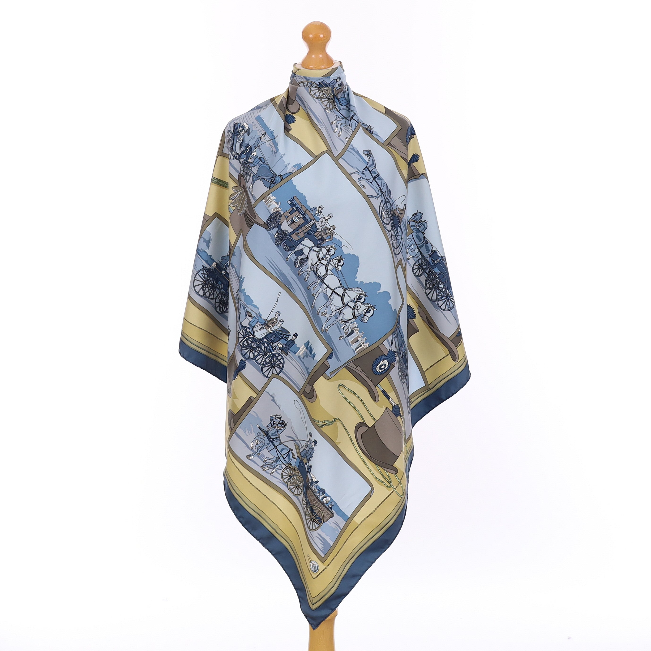 Hermès Mail-Coach Silk Scarf