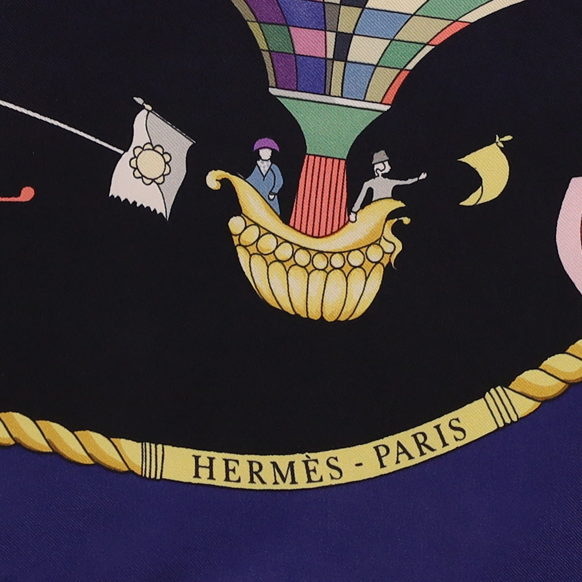 Hermès Folies du Ciel Silk Scarf