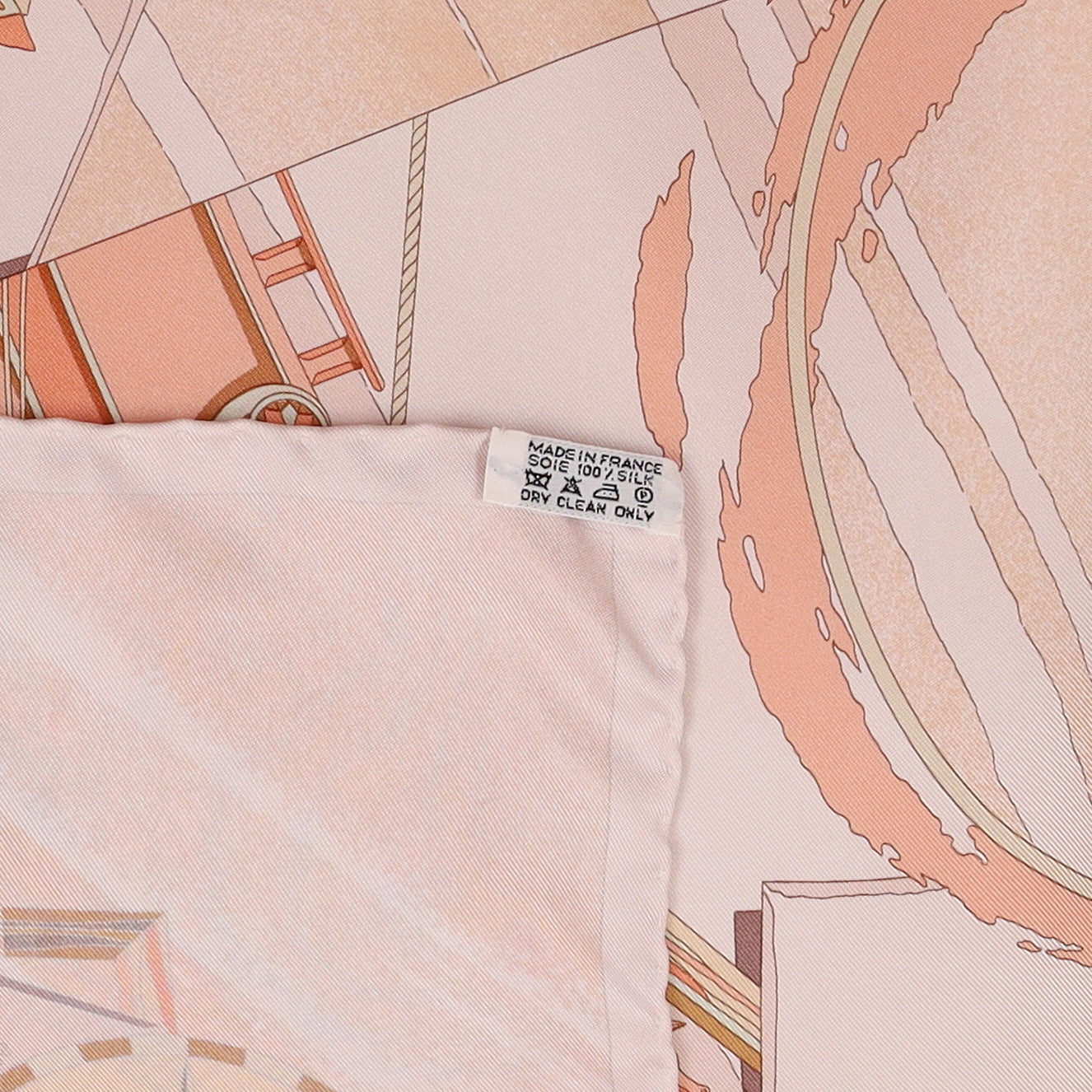 Hermès Face au Large Silk Scarf