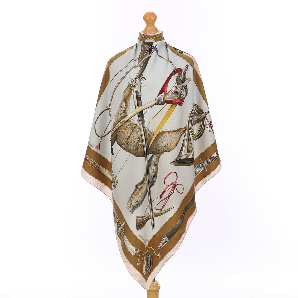 Hermès Le Renard Silk Scarf