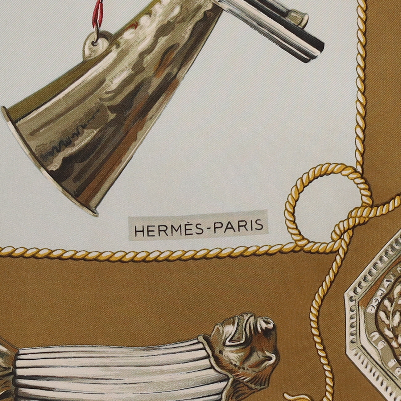 Hermès Le Renard Silk Scarf