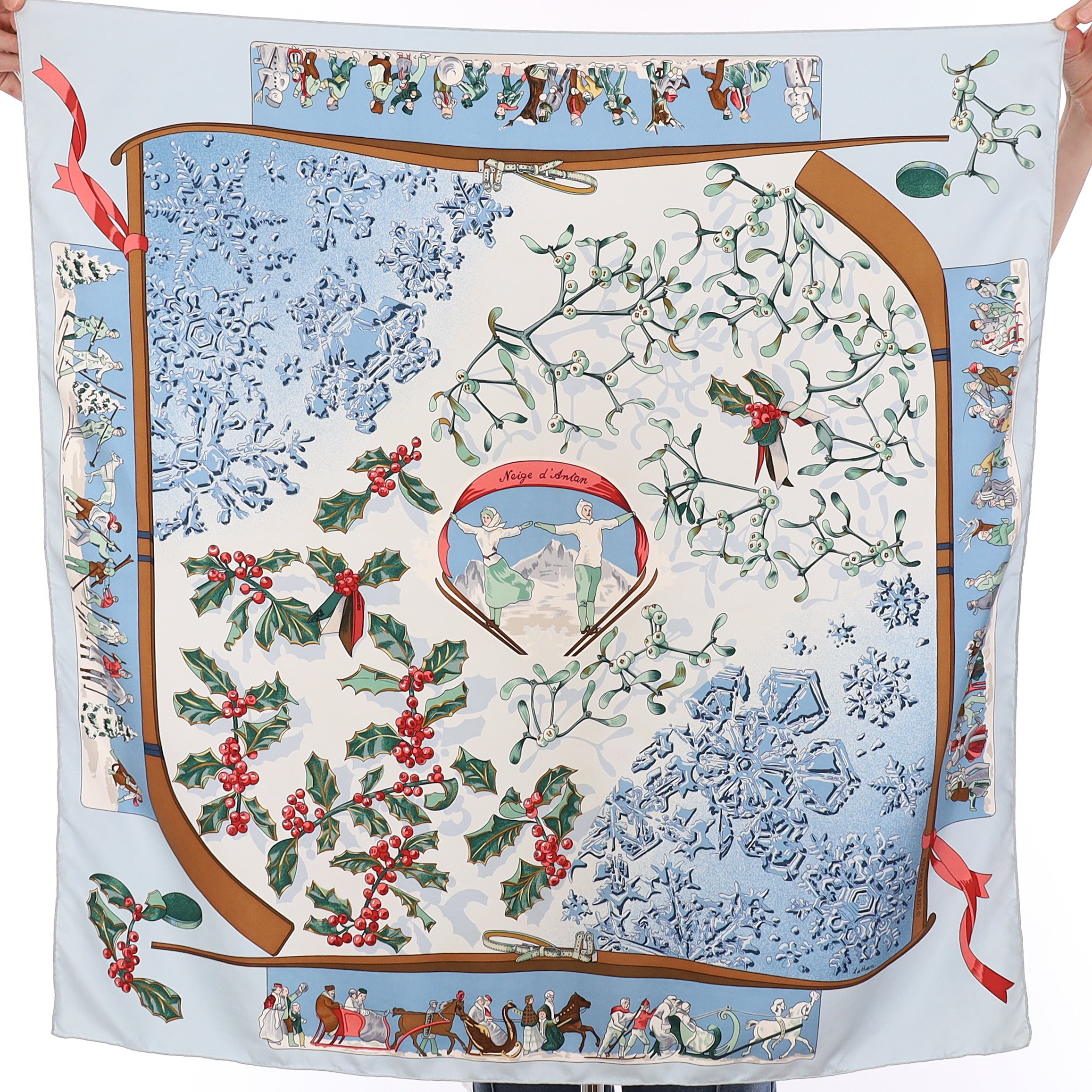 Hermès Neige D'Antan Silk Scarf