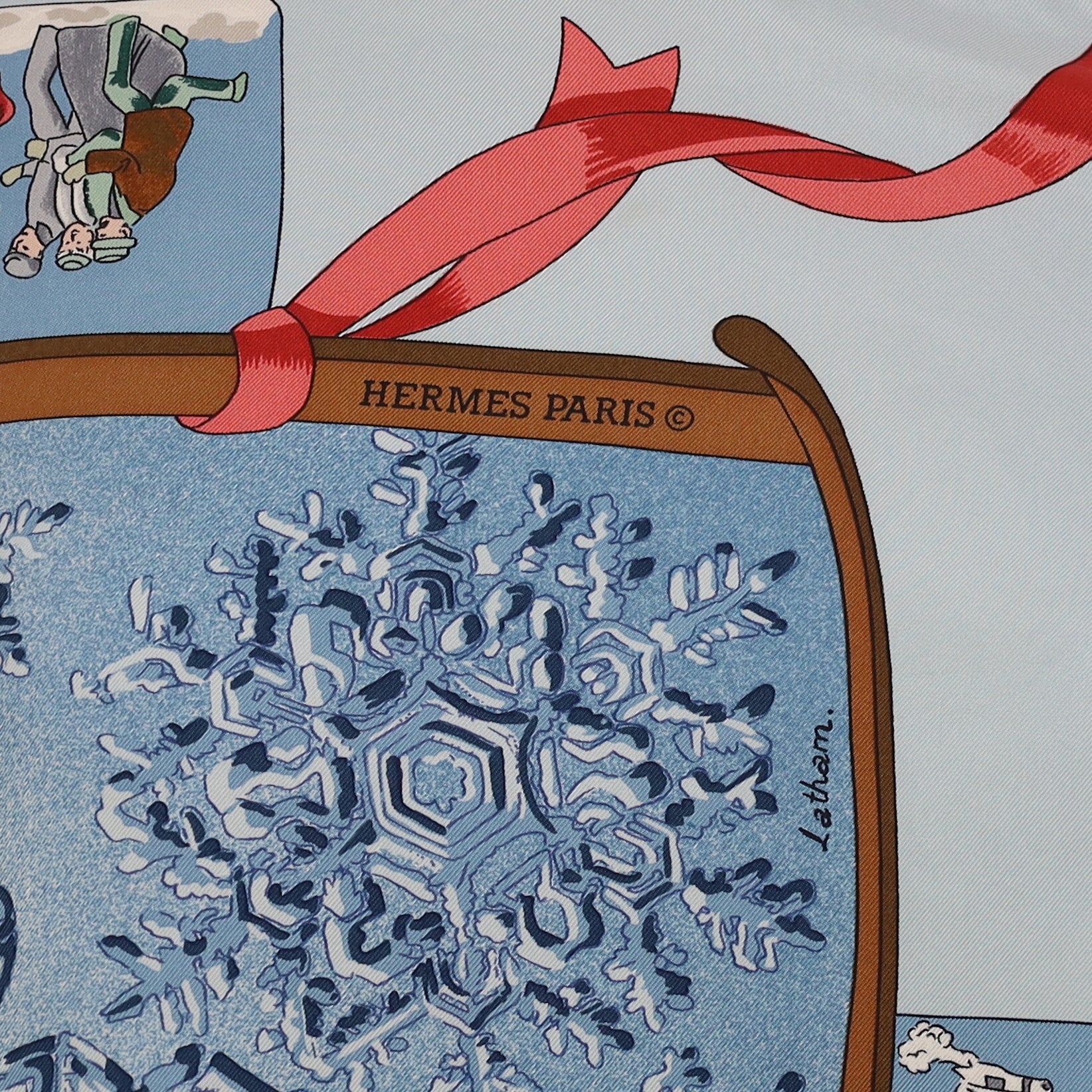 Hermès Neige D'Antan Silk Scarf
