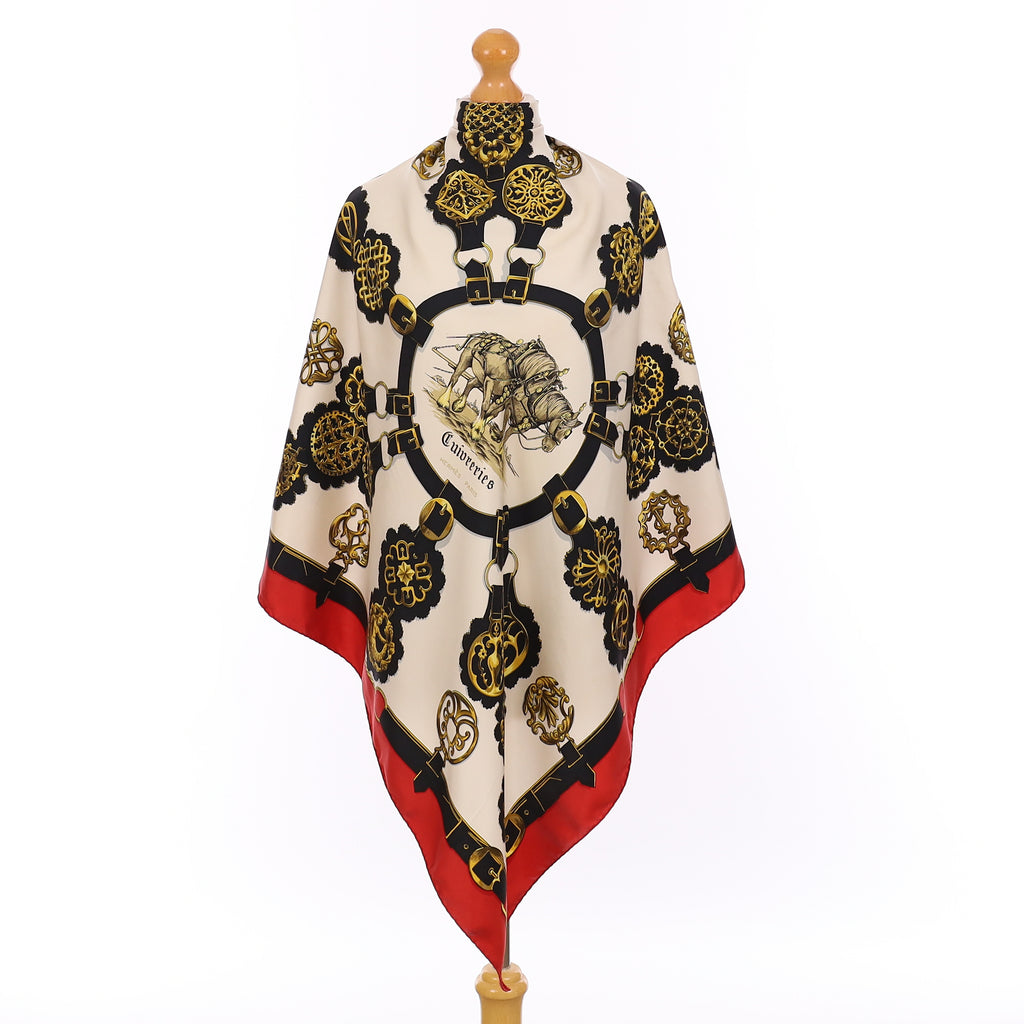 Hermès Cuivreries Silk Scarf