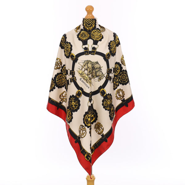 Hermès Cuivreries Silk Scarf