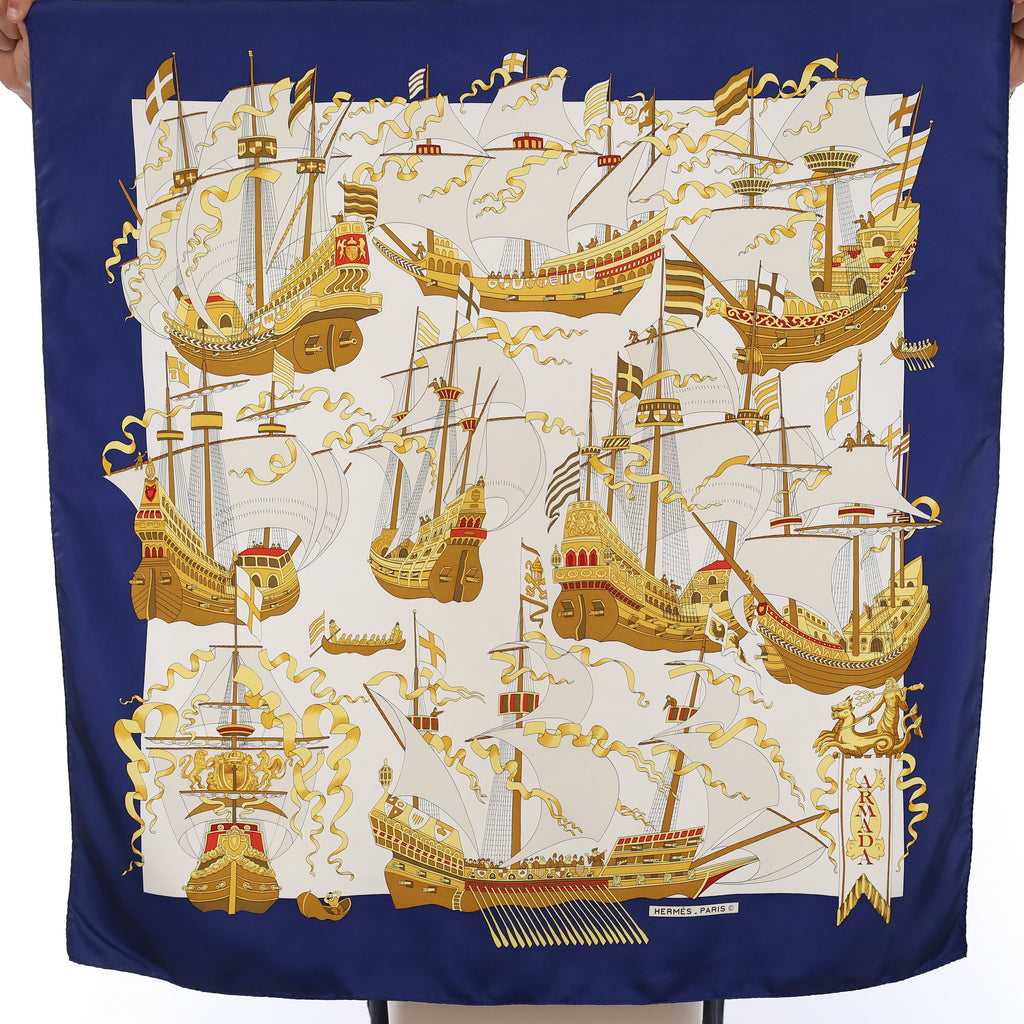 Hermès Armada Silk Scarf