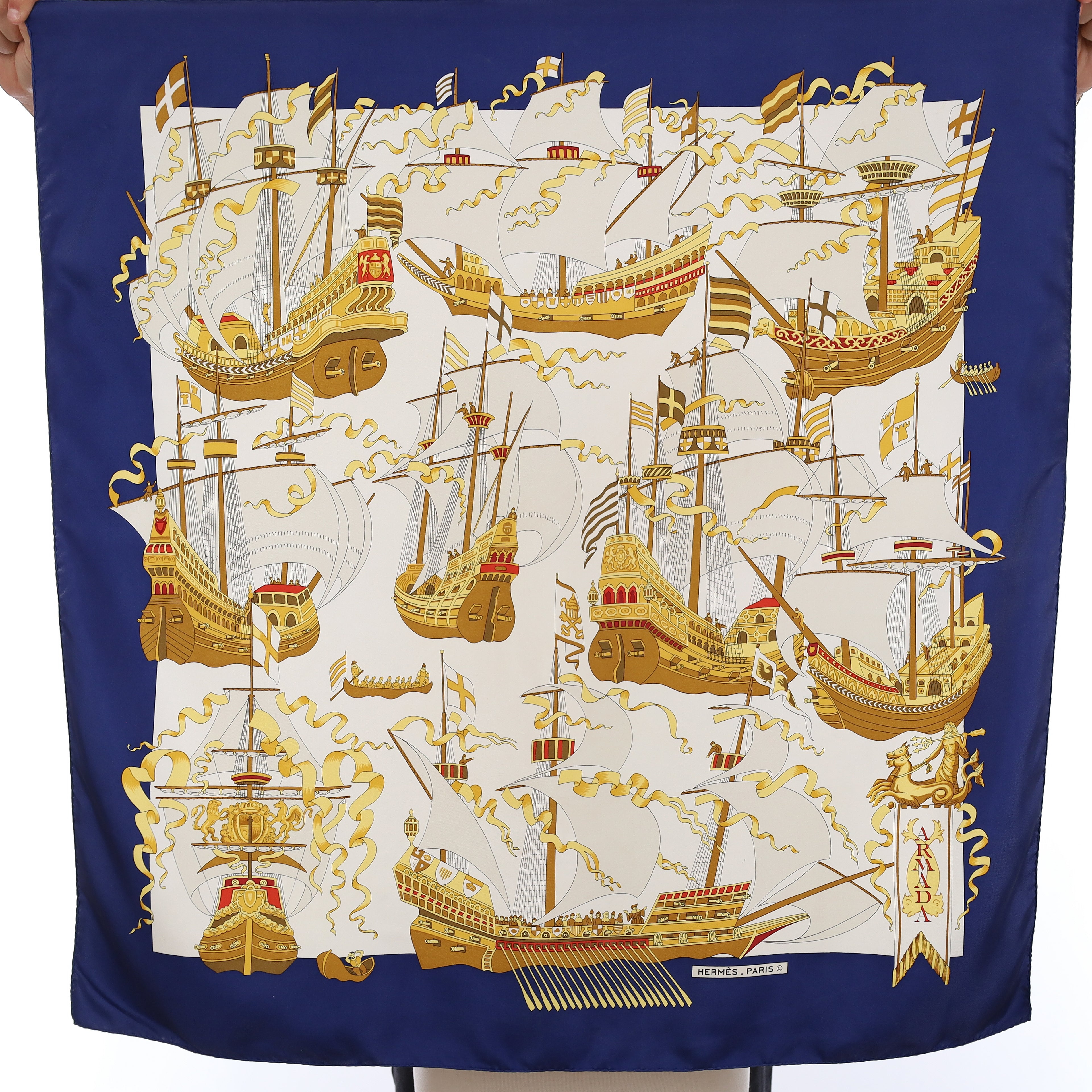 Hermès Armada Silk Scarf