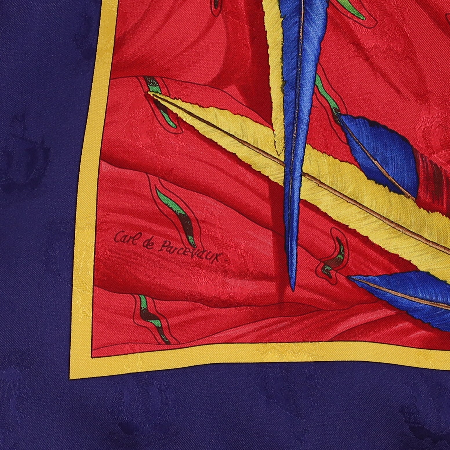 Hermès Christophe Colomb Découvre L'Amérique Silk Scarf