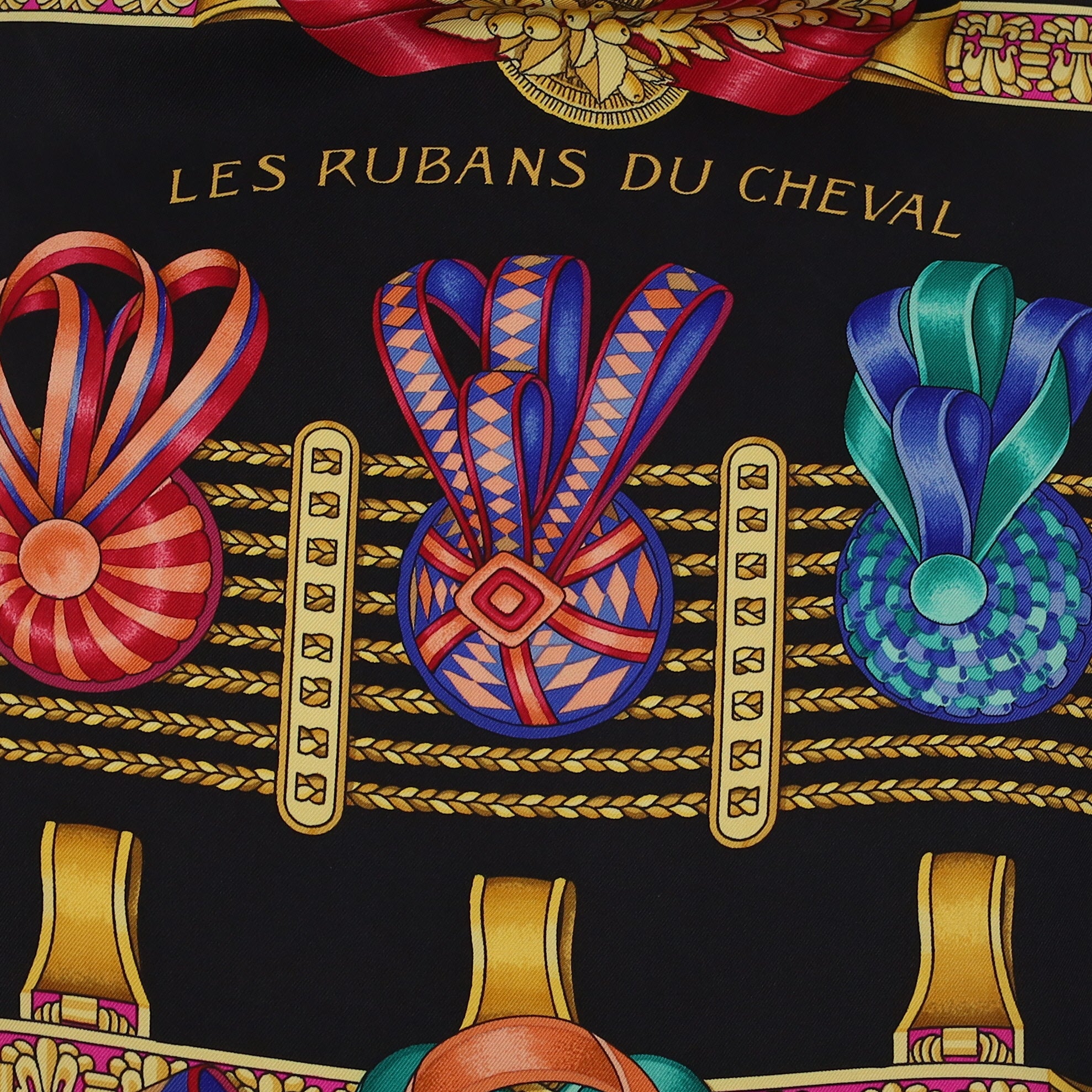 Hermès Les Rubans du Cheval Silk Scarf