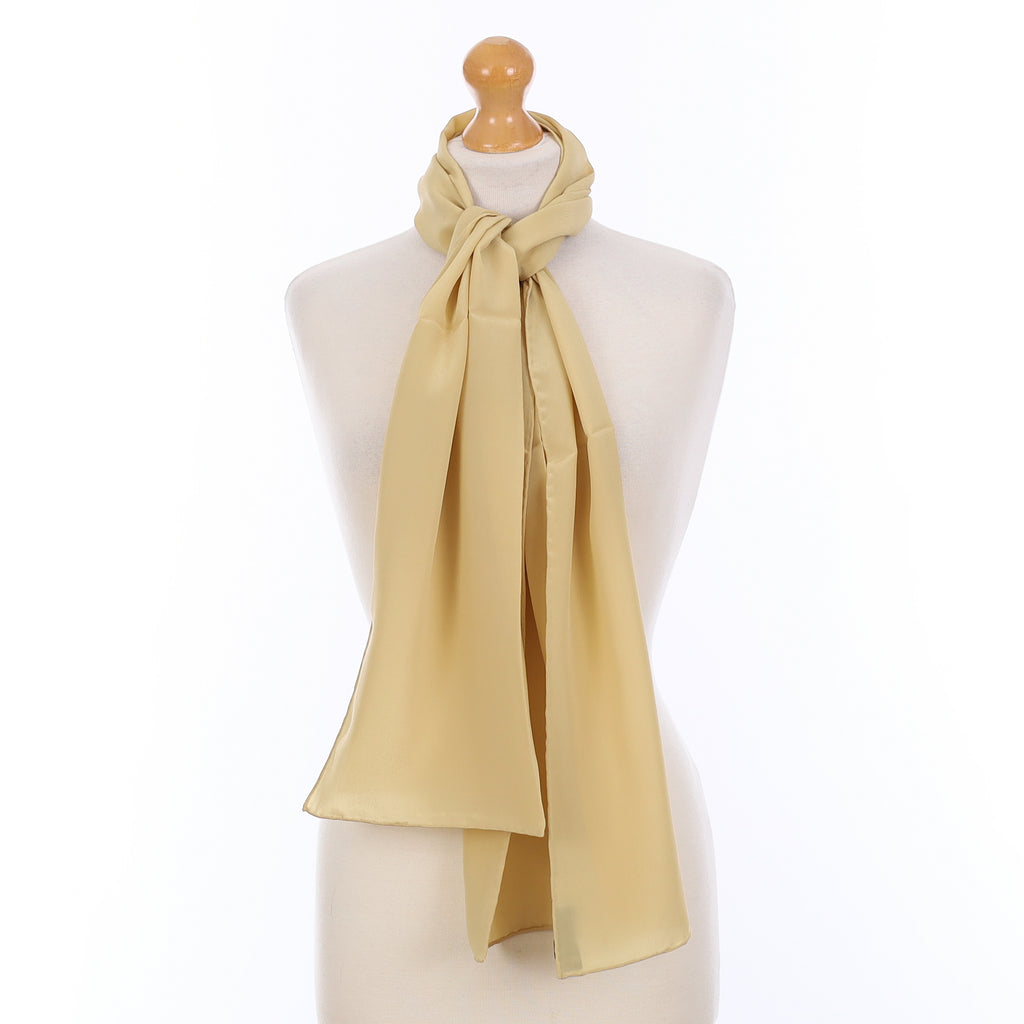 Brand New Golden Silk Scarf