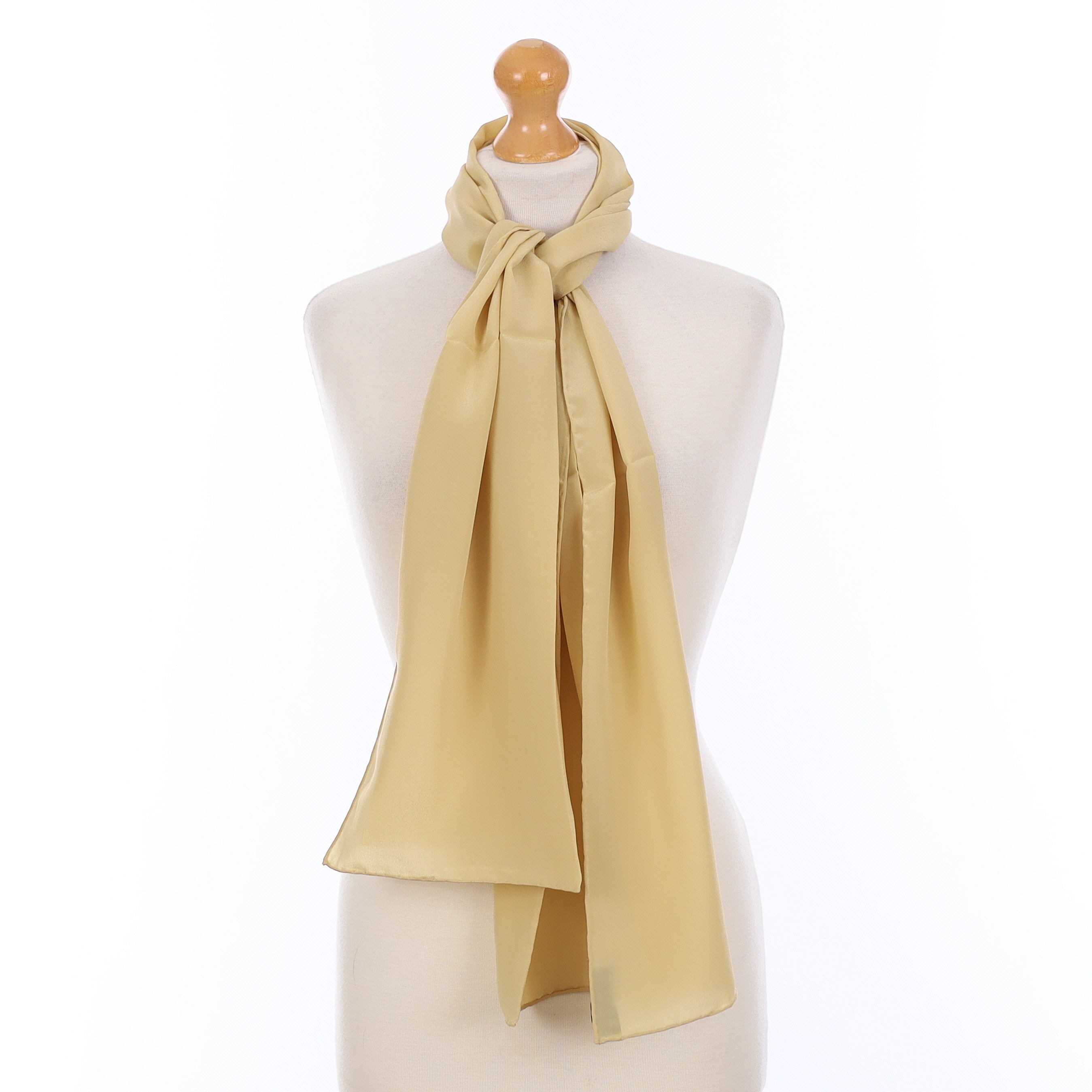 Brand New Golden Silk Scarf