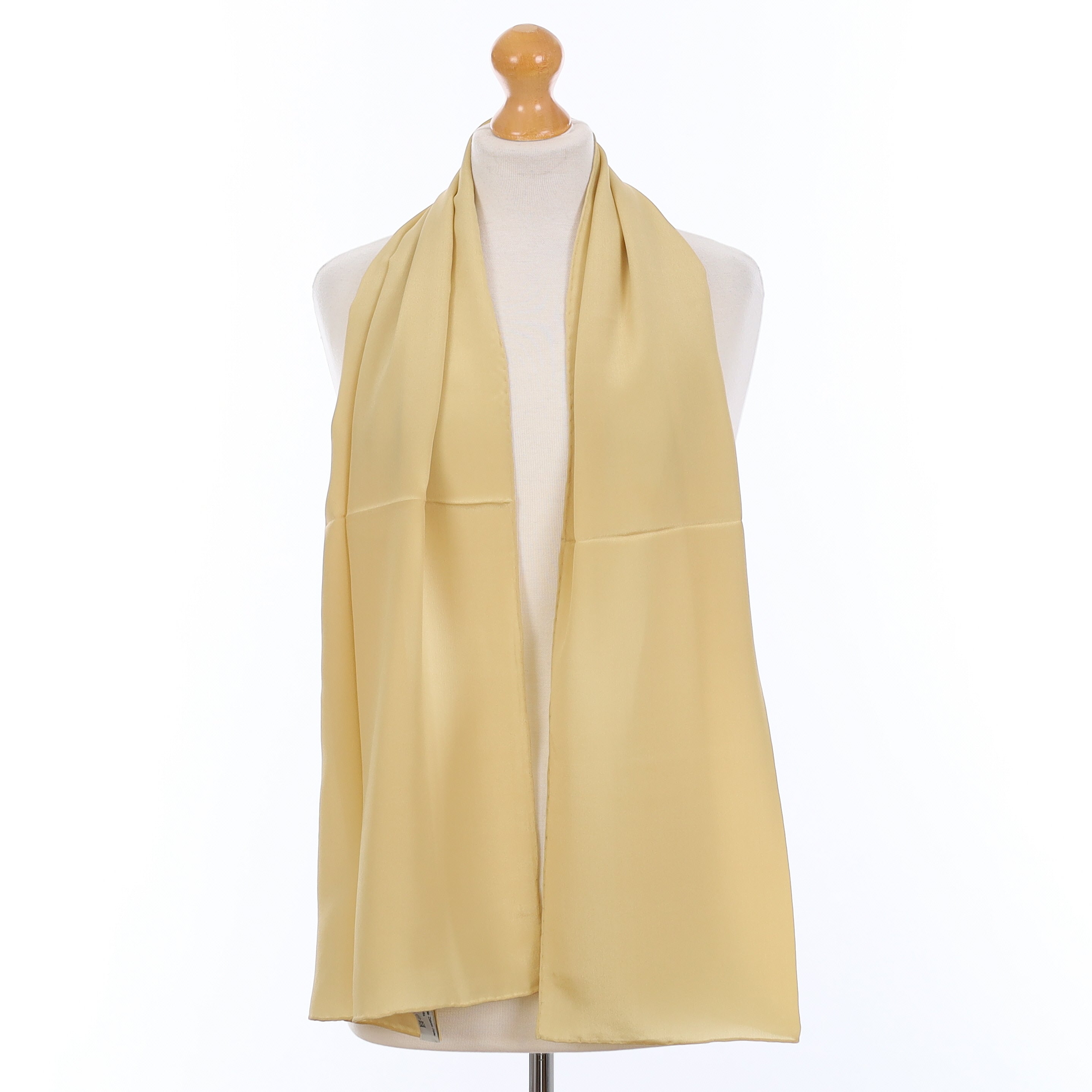 Brand New Golden Silk Scarf