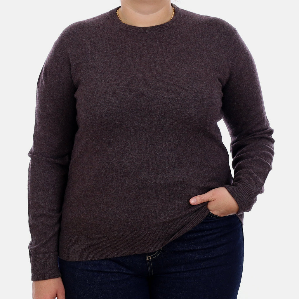 Everlane Slate Purple Cashmere Crew Neck Jumper Large