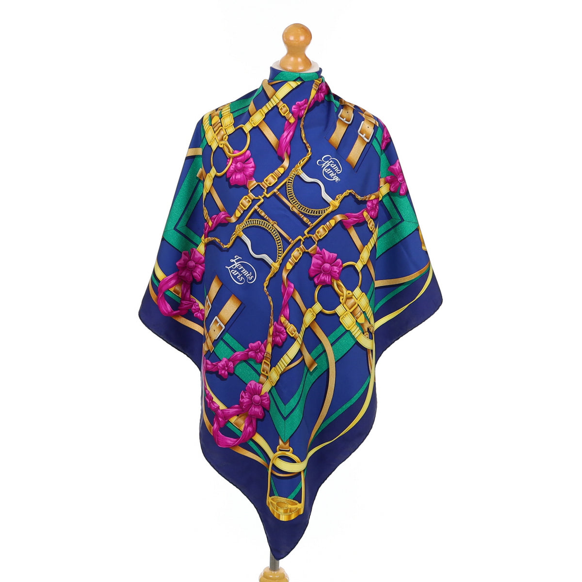 Hermès Grand Manège Designer Silk Scarf