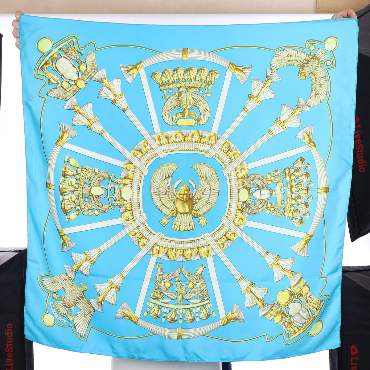 Hermès Égypte Silk Scarf