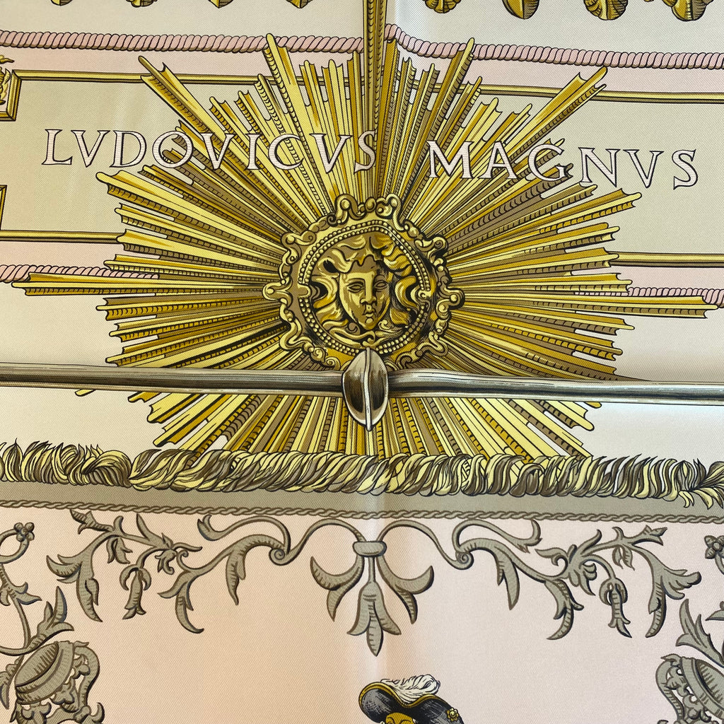 Hermès Lvdovicvs Magnus Silk Scarf