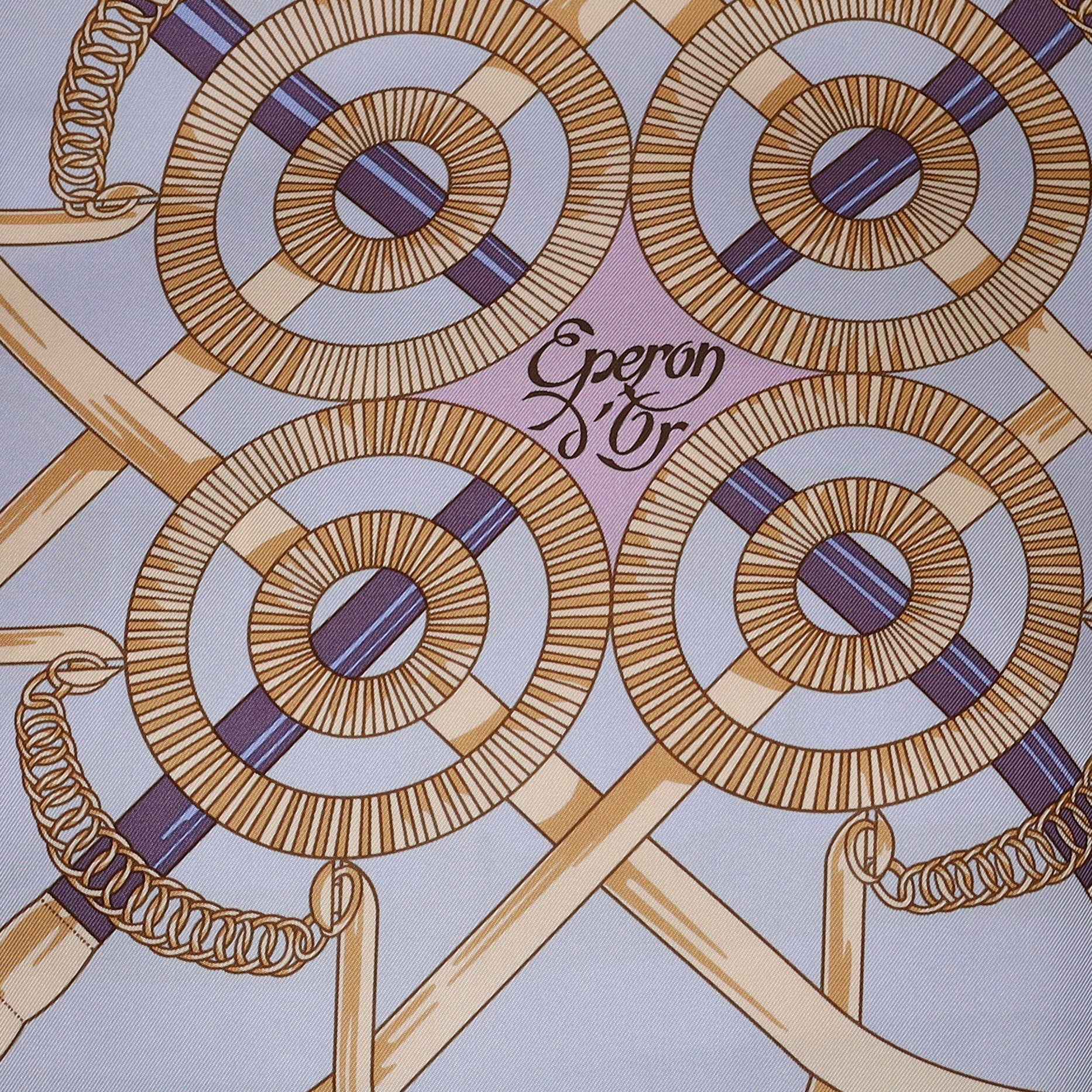 Hermès Eperon D’or Silk Scarf