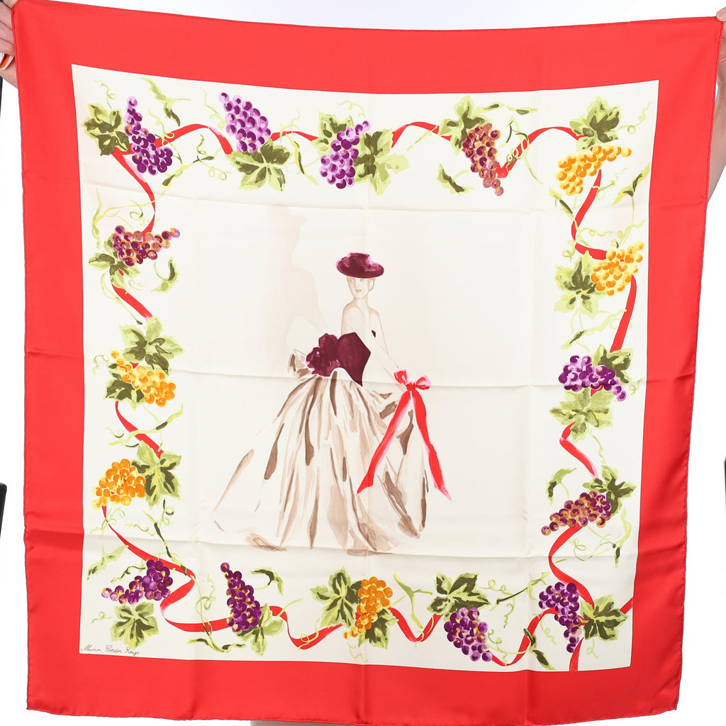 Brand New Boxed GH Mumm & Cie Silk Scarf