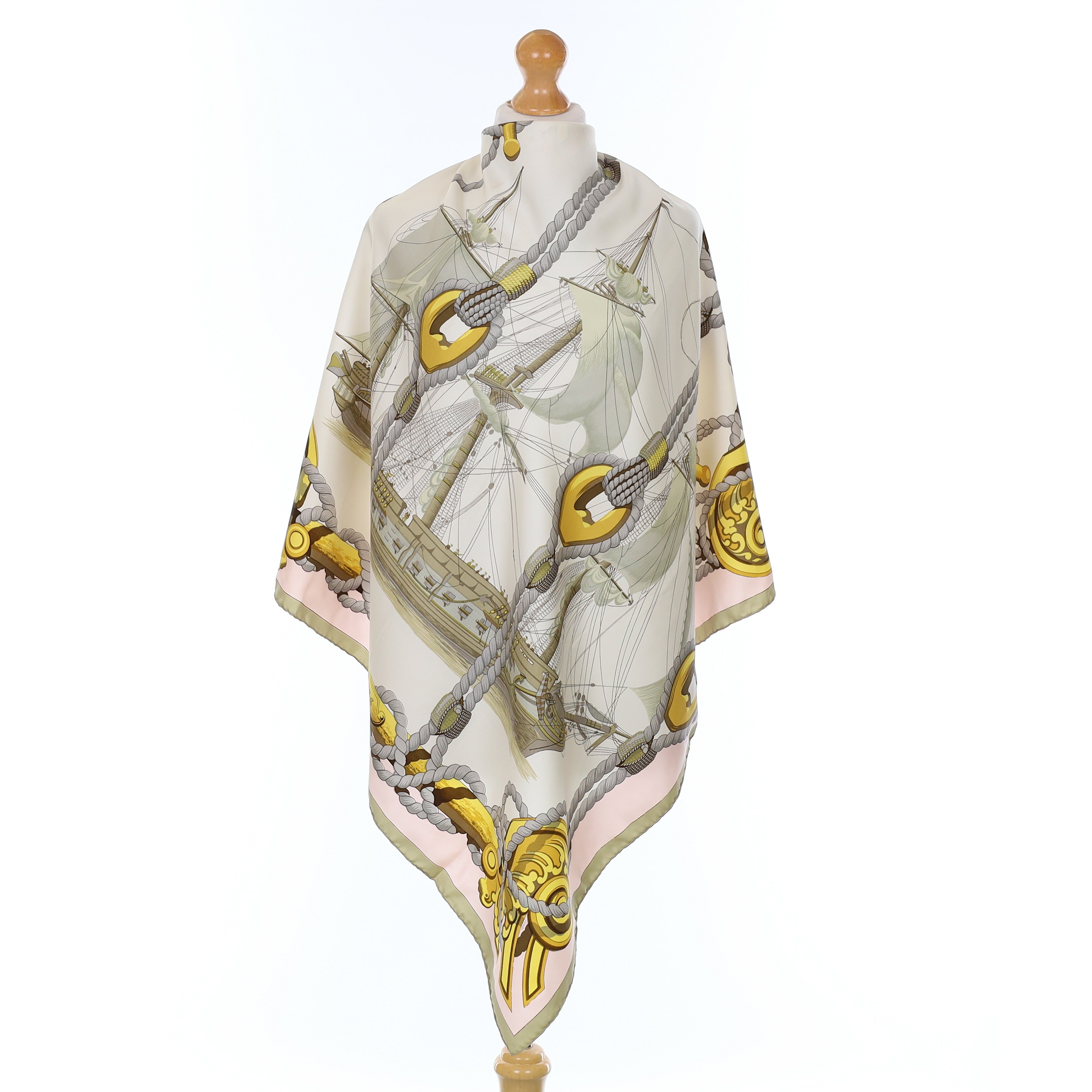 Hermès Tribord Silk Scarf