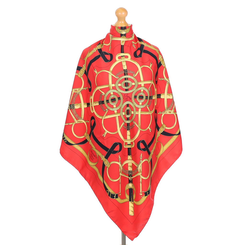 Hermès Eperon d’Or Silk Scarf