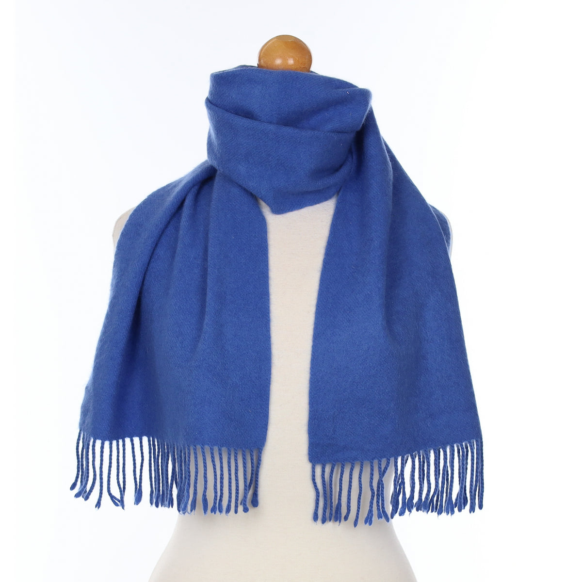 Admiral Blue Cashmere Woven Scarf