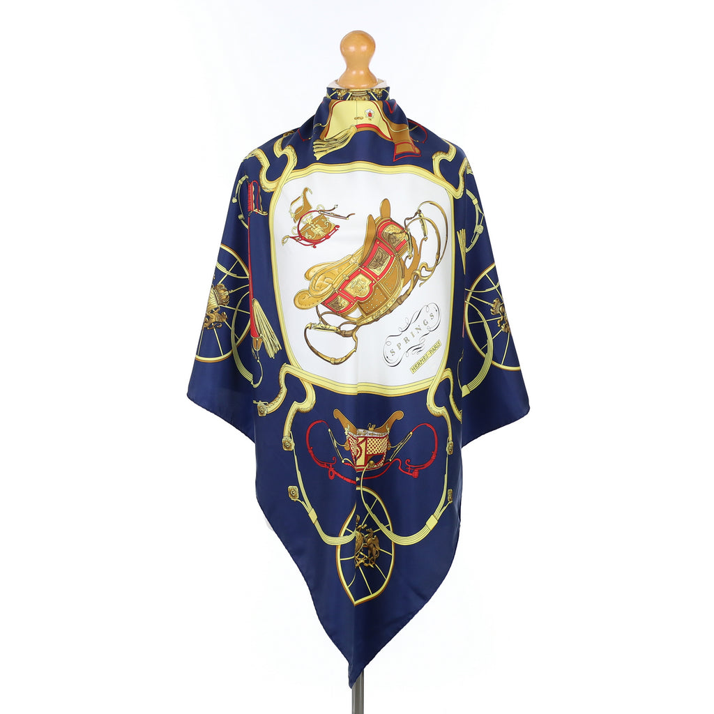 Hermès Springs Silk Scarf