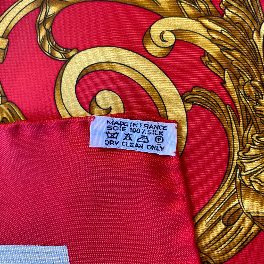 Pristine Hermès Les Tuileries Silk Scarf