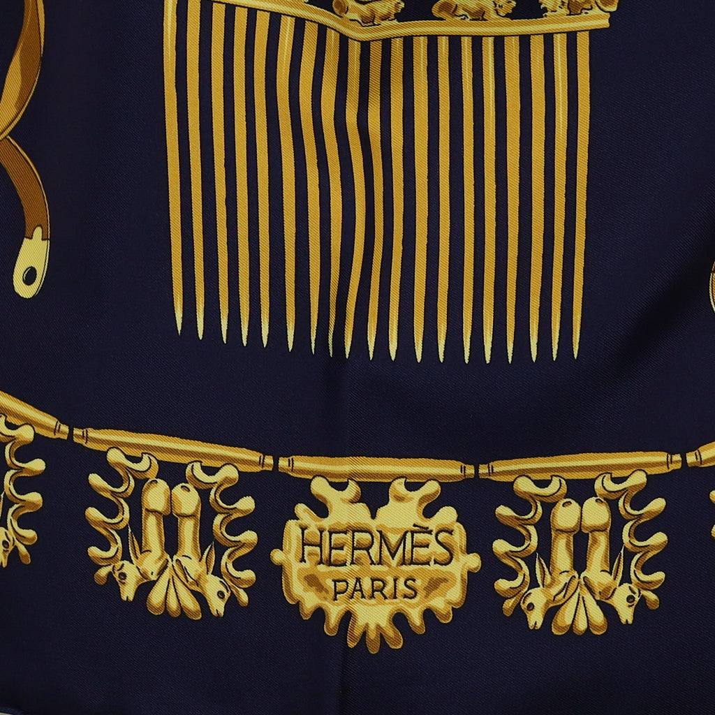 Pristine Hermès Les Cavaliers D’or Silk Scarf