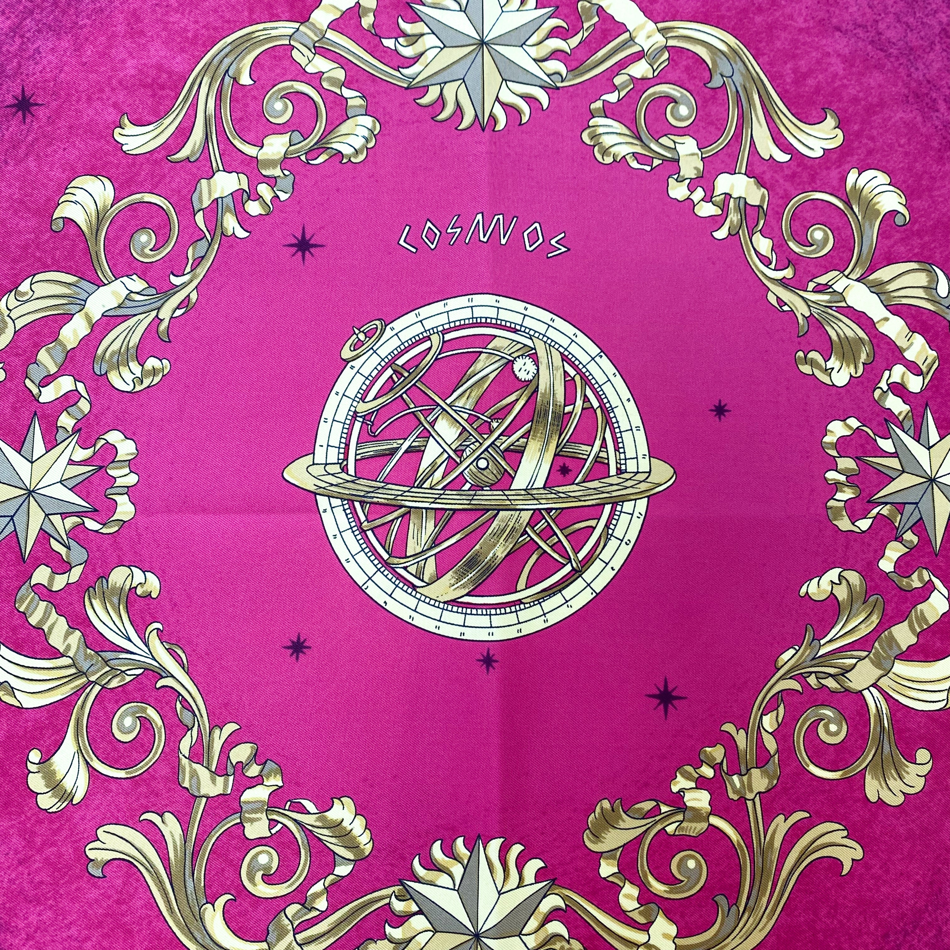 Boxed Cosmos Hermès Silk Scarf