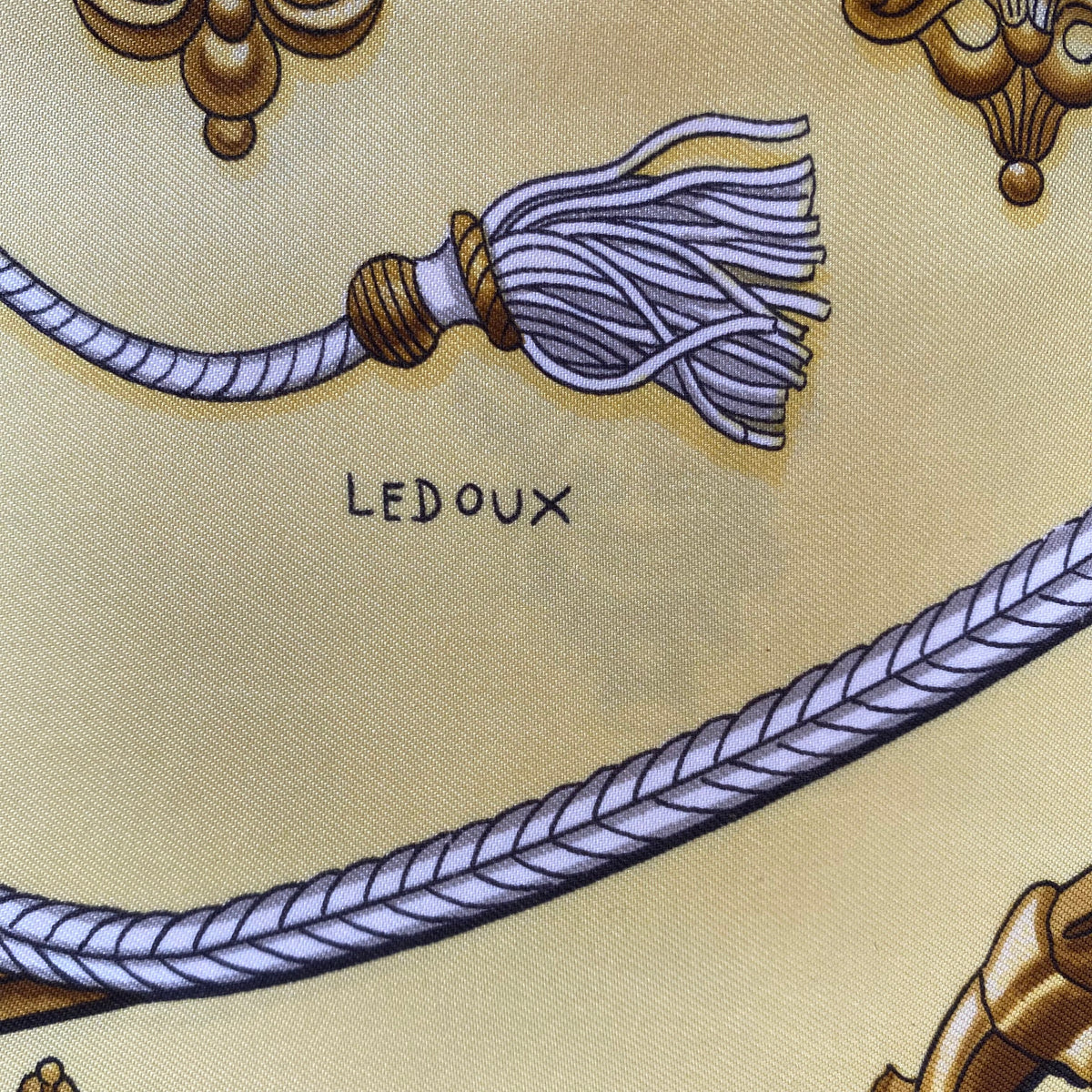 Hermès Sésame Designer Silk Scarf