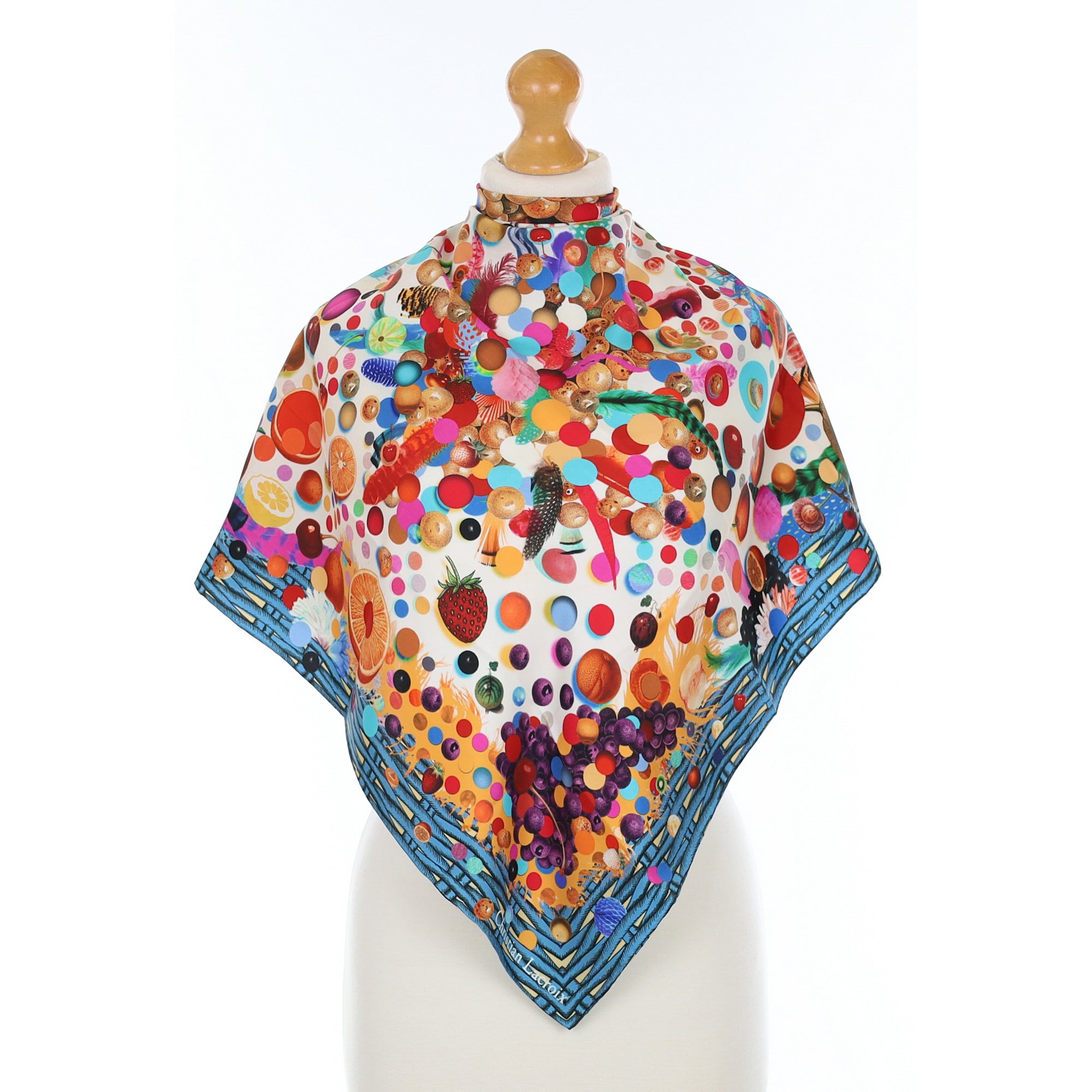 Christian Lacroix Multicoloured Silk Scarf