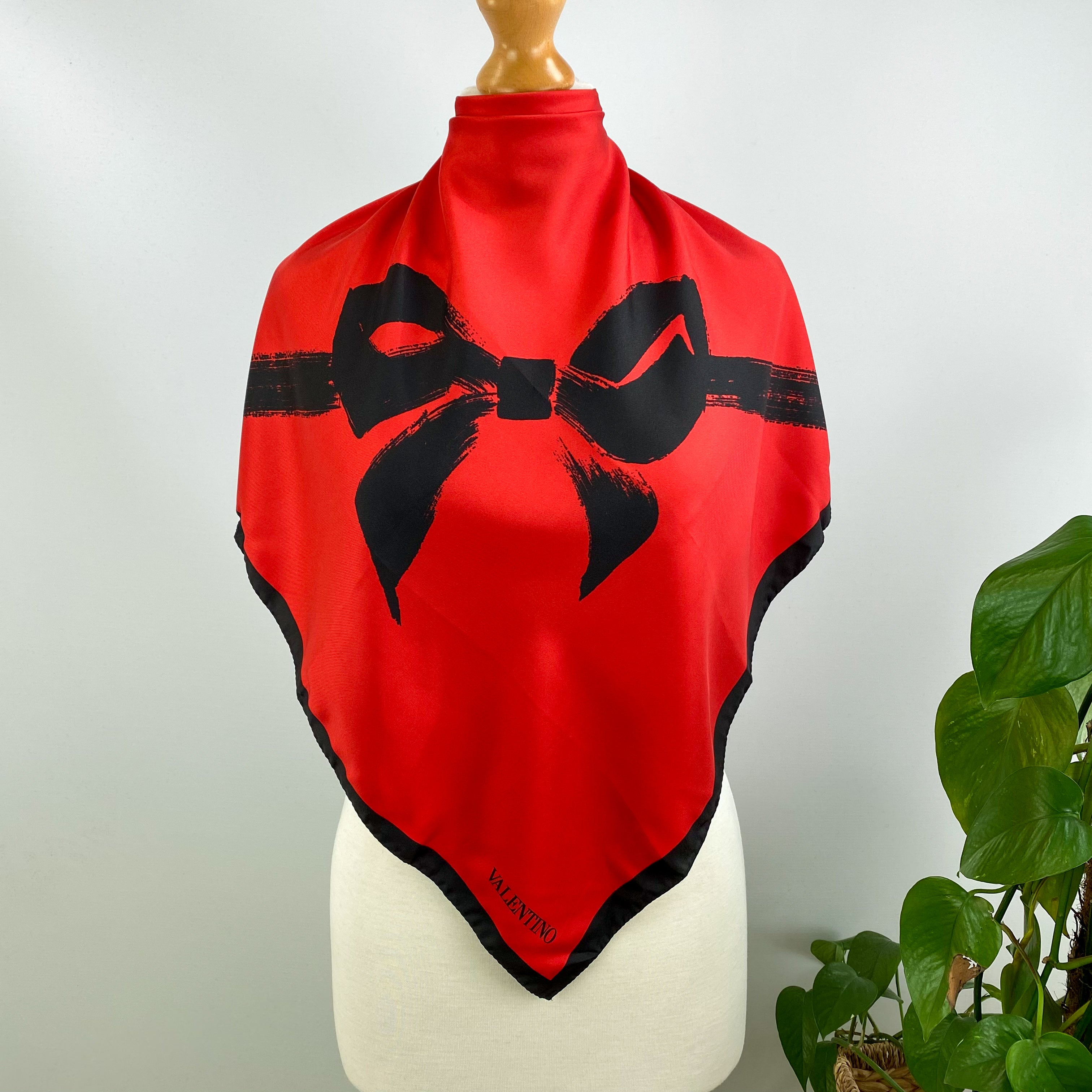 Brand New Valentino Designer Silk Scarf