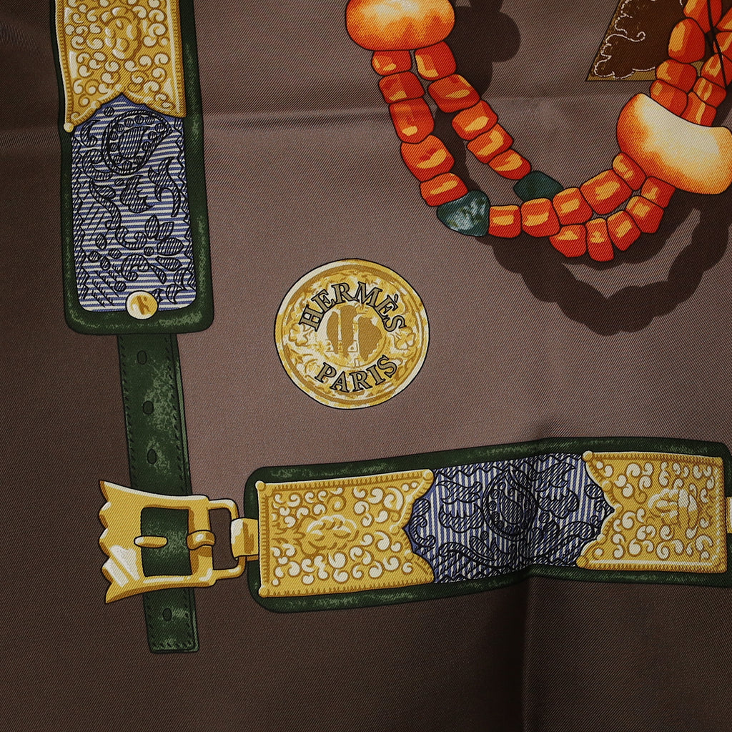 Brand New Boxed Hermès Tibet Silk Scarf