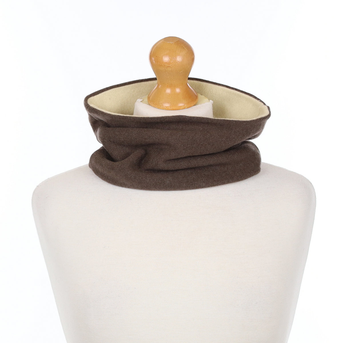 Mocha and Pale Sand Neck Warmer