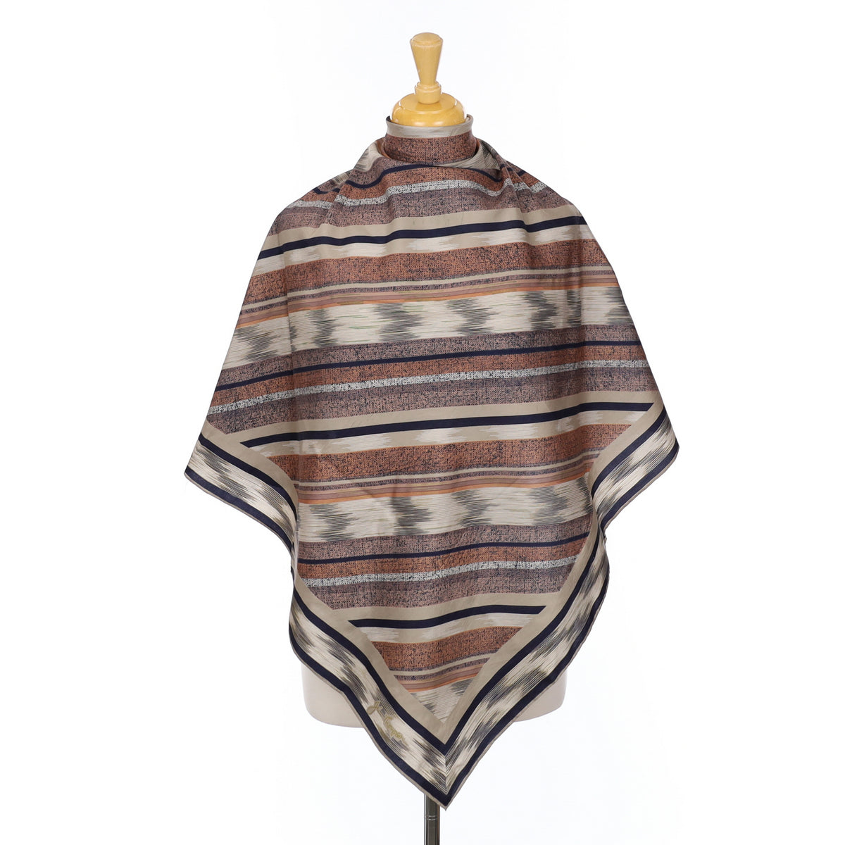 Jim Thompson Striped Designer Silk Scarf