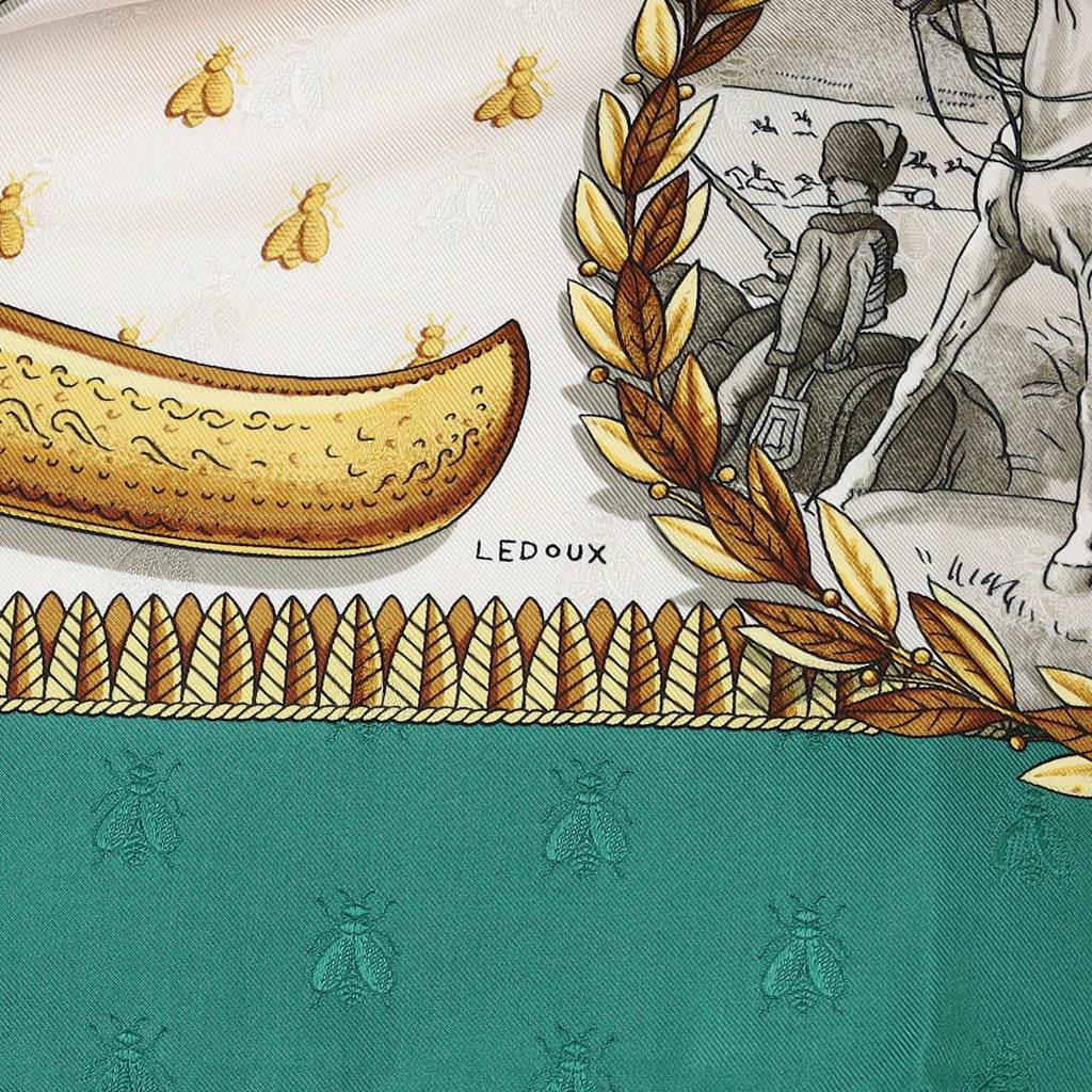 Pristine Hermès Napoléon Silk Scarf