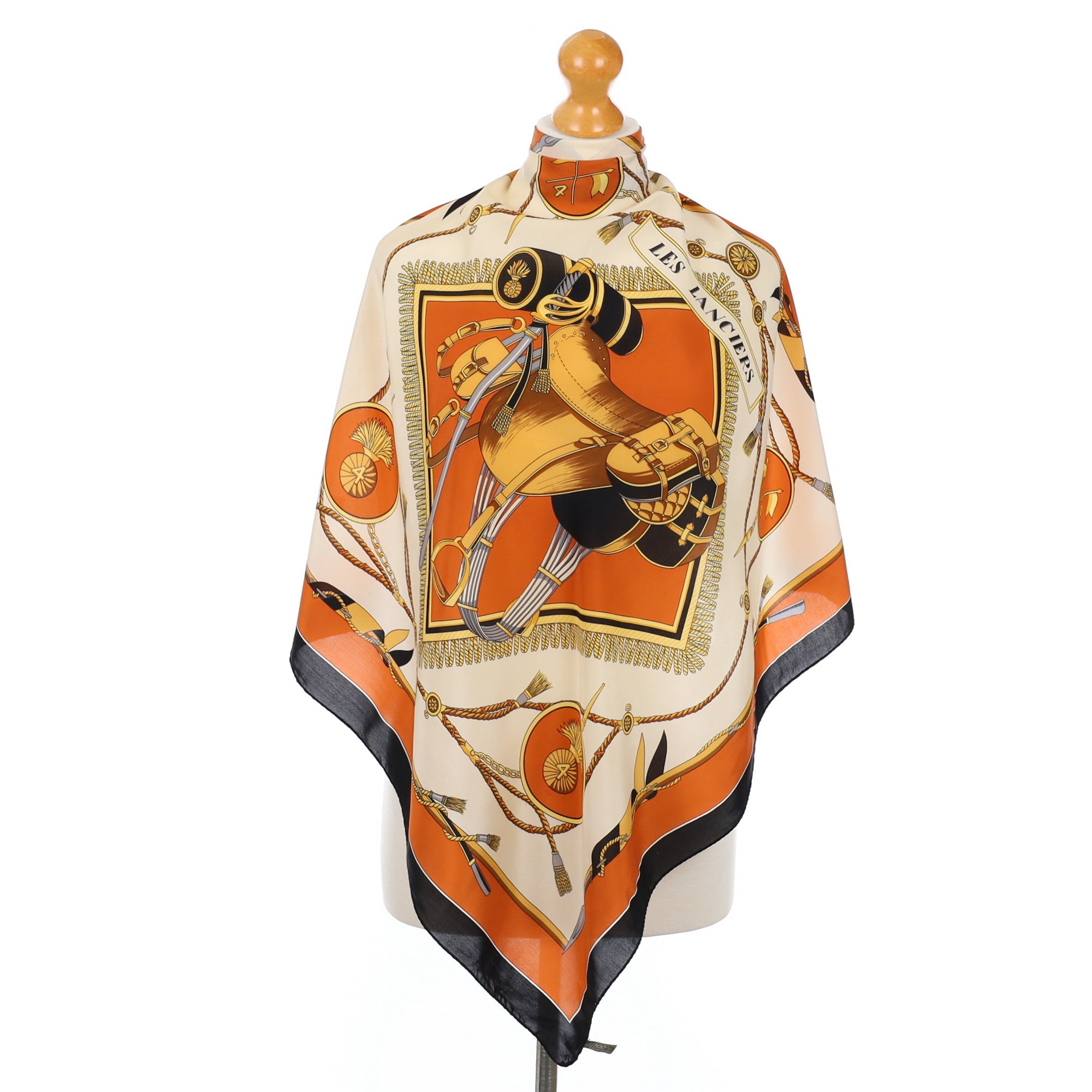 Italian Equestrian Themed Silk Scarf