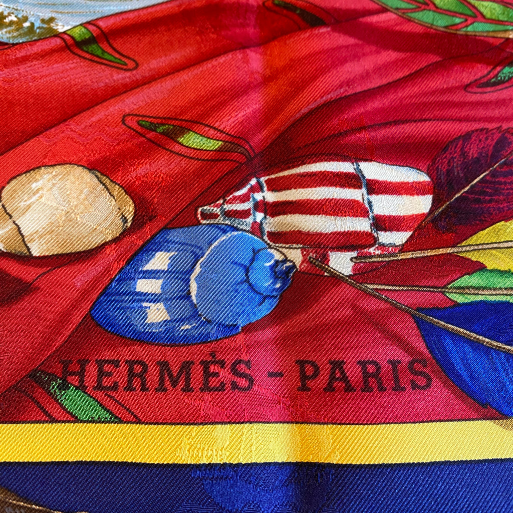 Hermès Christophe Colomb Découvre l’Amérique Silk Scarf